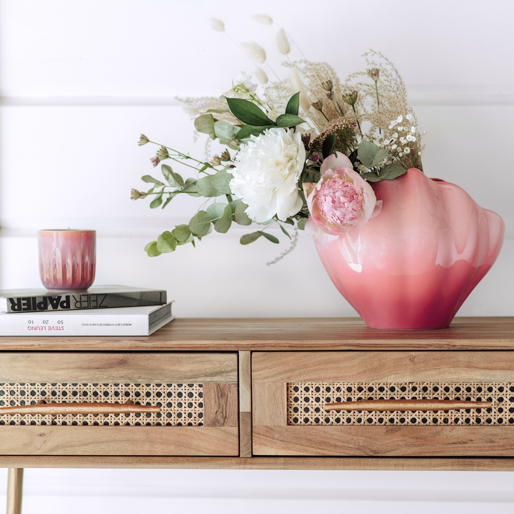 like. by Villeroy & Boch Duftkerze »Duftkerzen Sunkissed Perlemor Home Coral ø 8,5 x 9 cm 6er Set rosa«