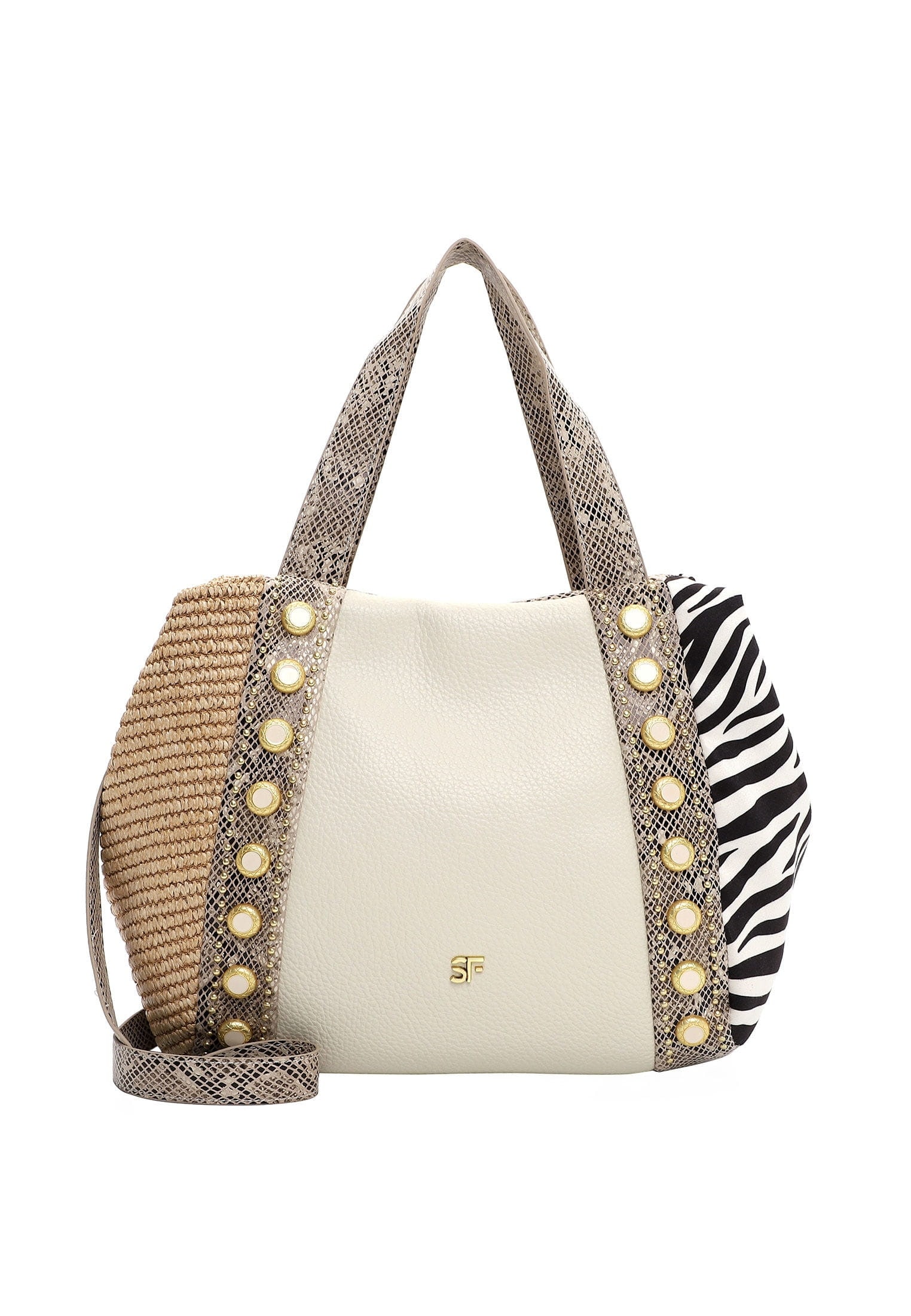 SURI FREY Damen Shopper "Shopper SFY Harley", beige, Polyurethan, Taschen