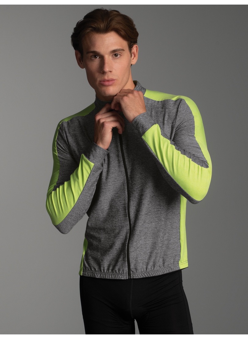 Trigema Trainingsjacke "TRIGEMA Fahrradjacke mit kontrastfarbigen Elementen günstig online kaufen