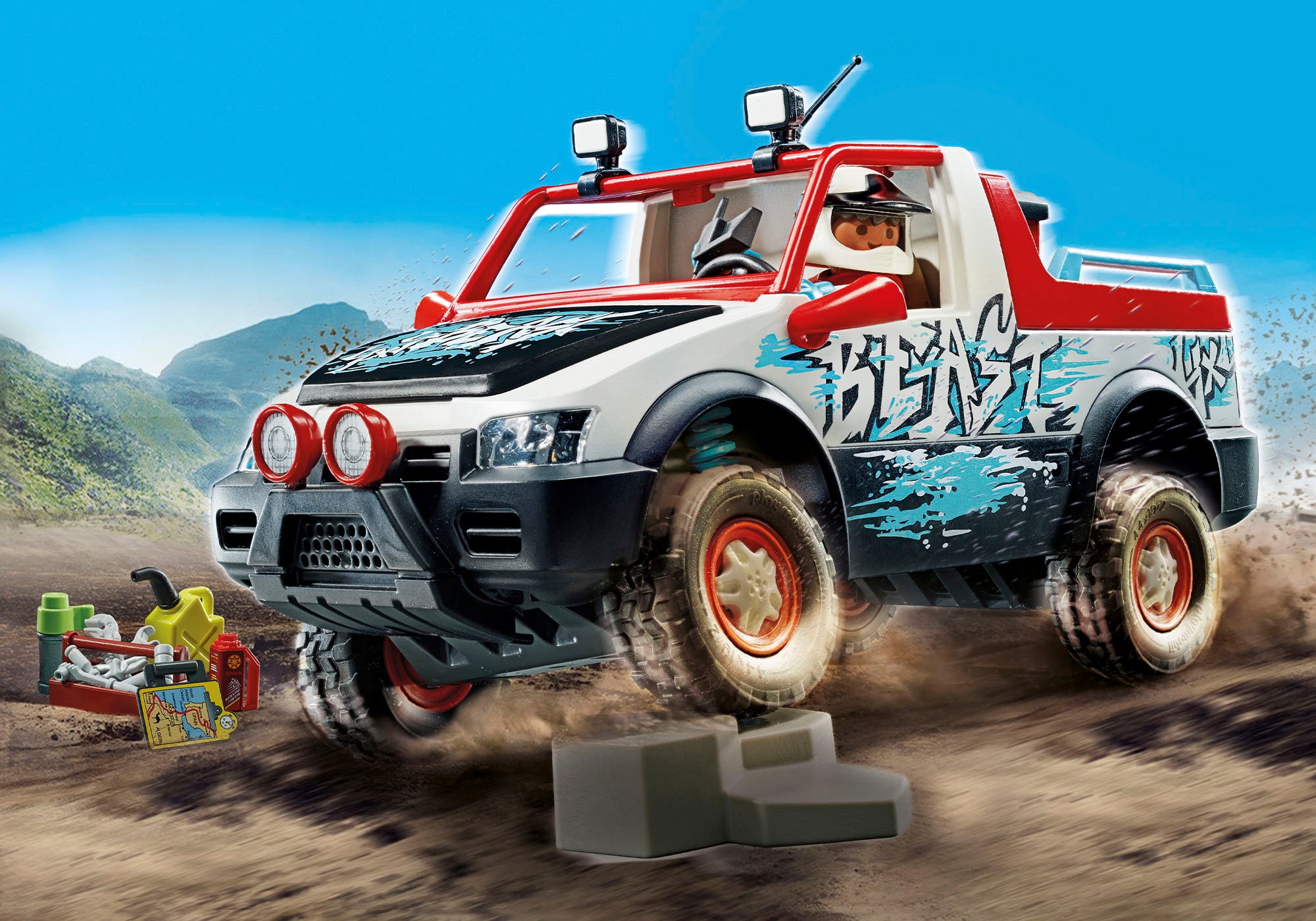 Playmobil® Konstruktions-Spielset »Rally-Car (71430), My City Life«, (74 St.)