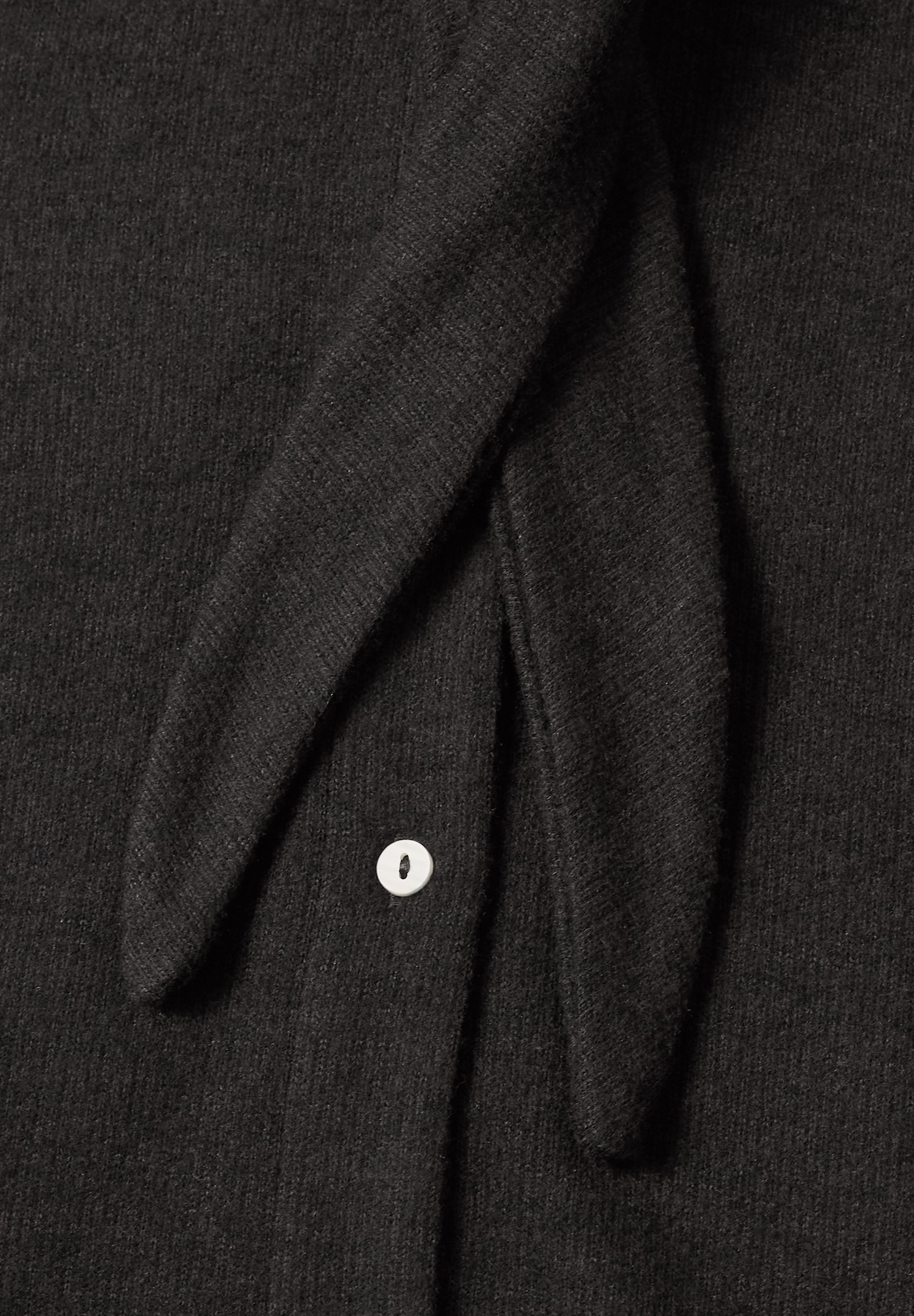 STREET ONE Cardigan Kurzarm Strickjacke mit Schalkragen