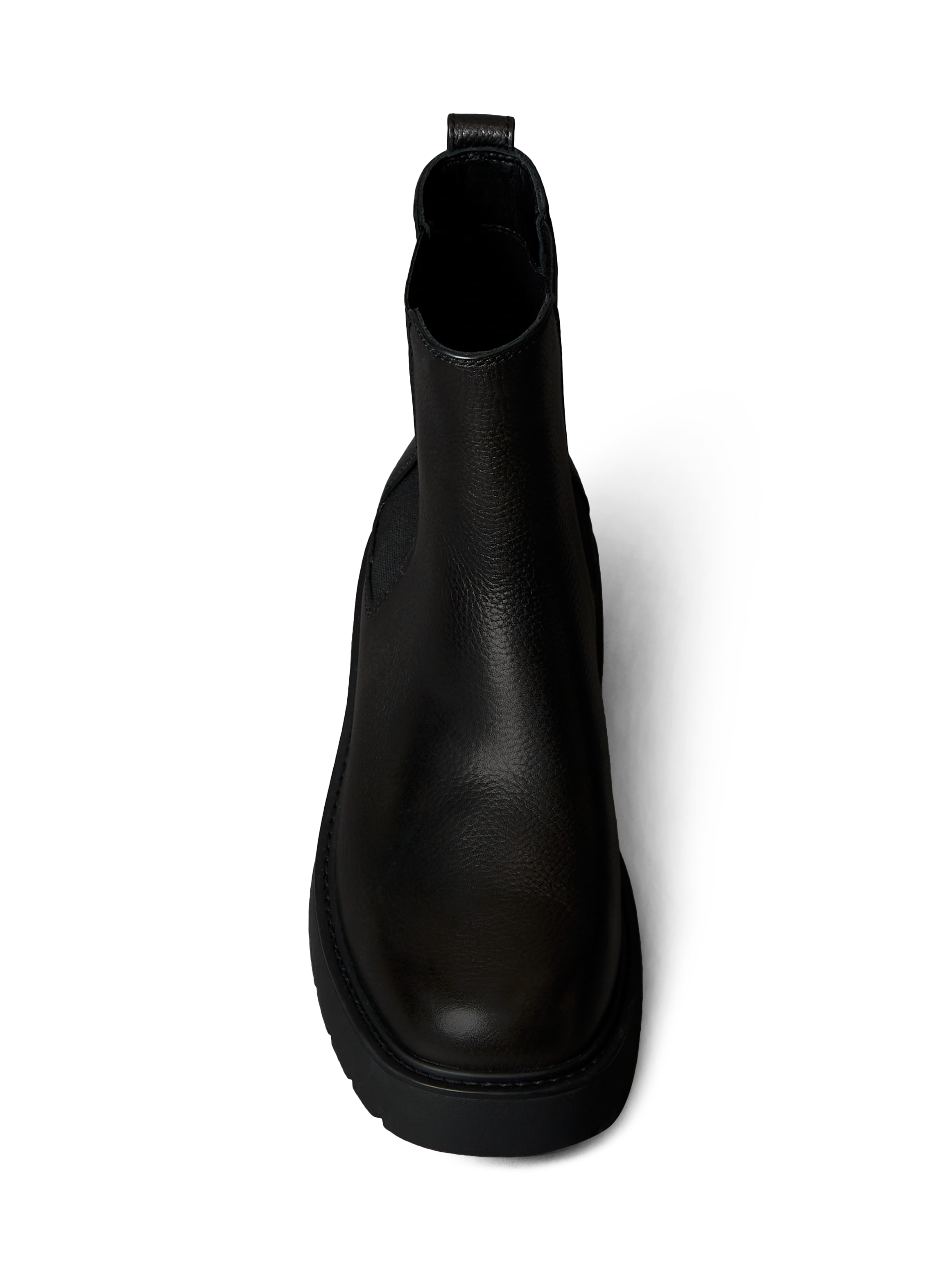 Calvin Klein Jeans Chelseaboots »CHUNKY CHELSEA BOOT LTH«, Schlupfboots, Stiefelette mit Anziehlasche