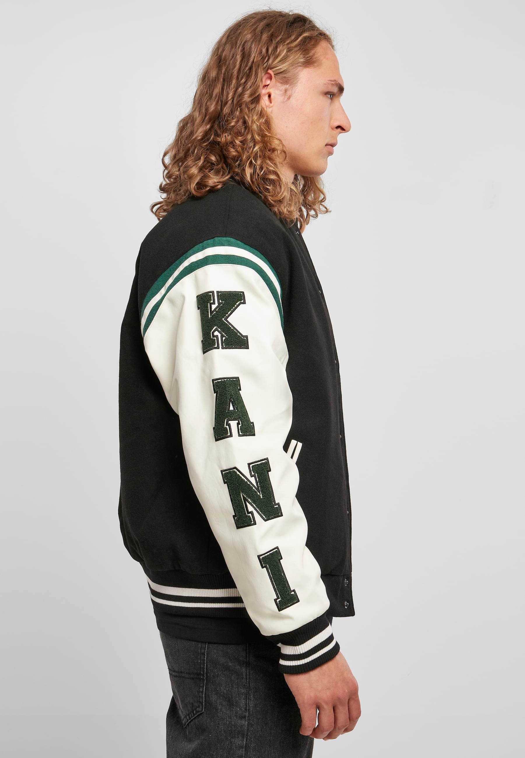 Karl Kani Allwetterjacke »Karl Kani Herren KM223-075-2 OG College Jacket«, (1 St.), ohne Kapuze