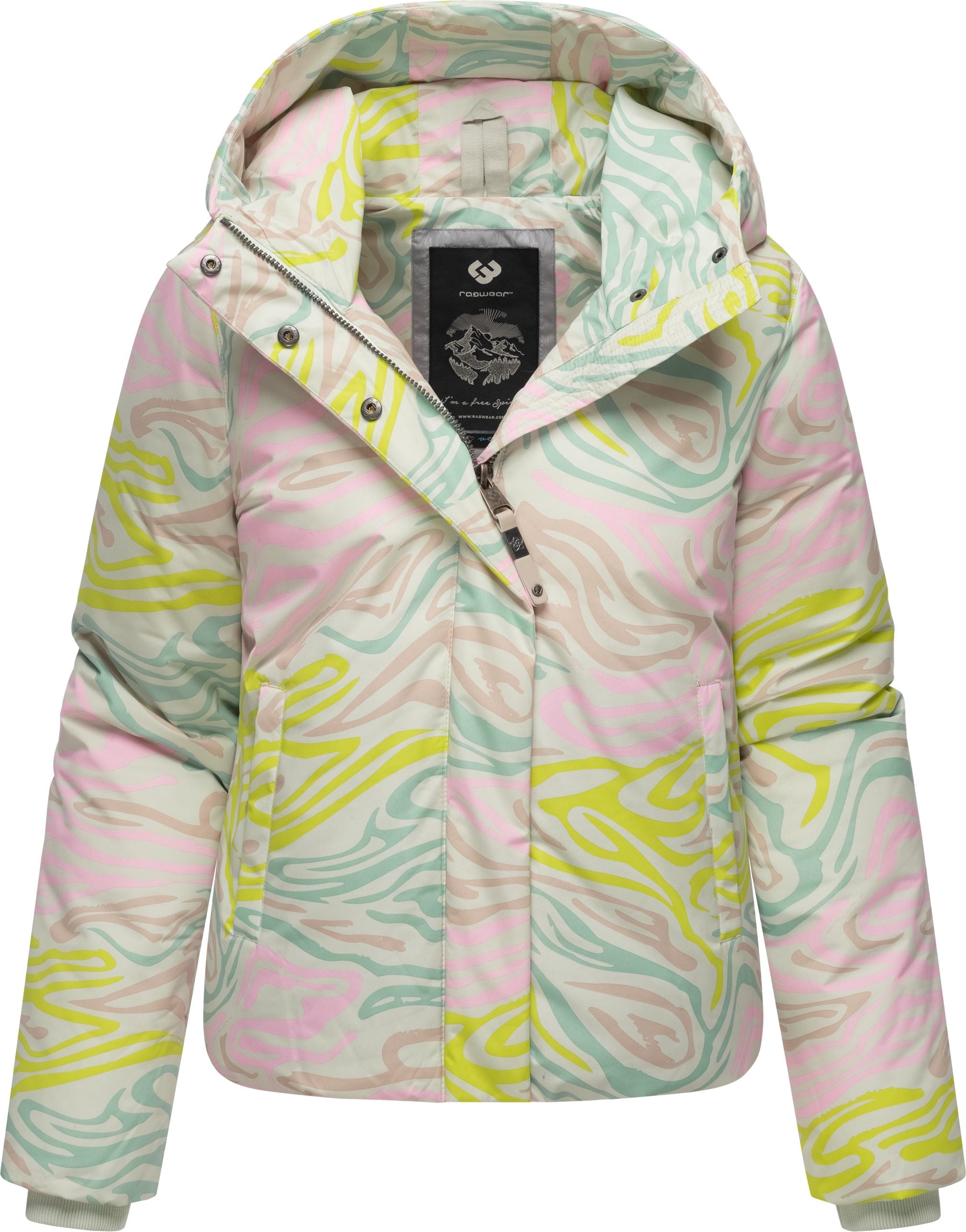 Ragwear Winterjacke »Amarrena«, mit Kapuze, Wasserdichte Damen Steppjacke mit modischem Farbverlauf