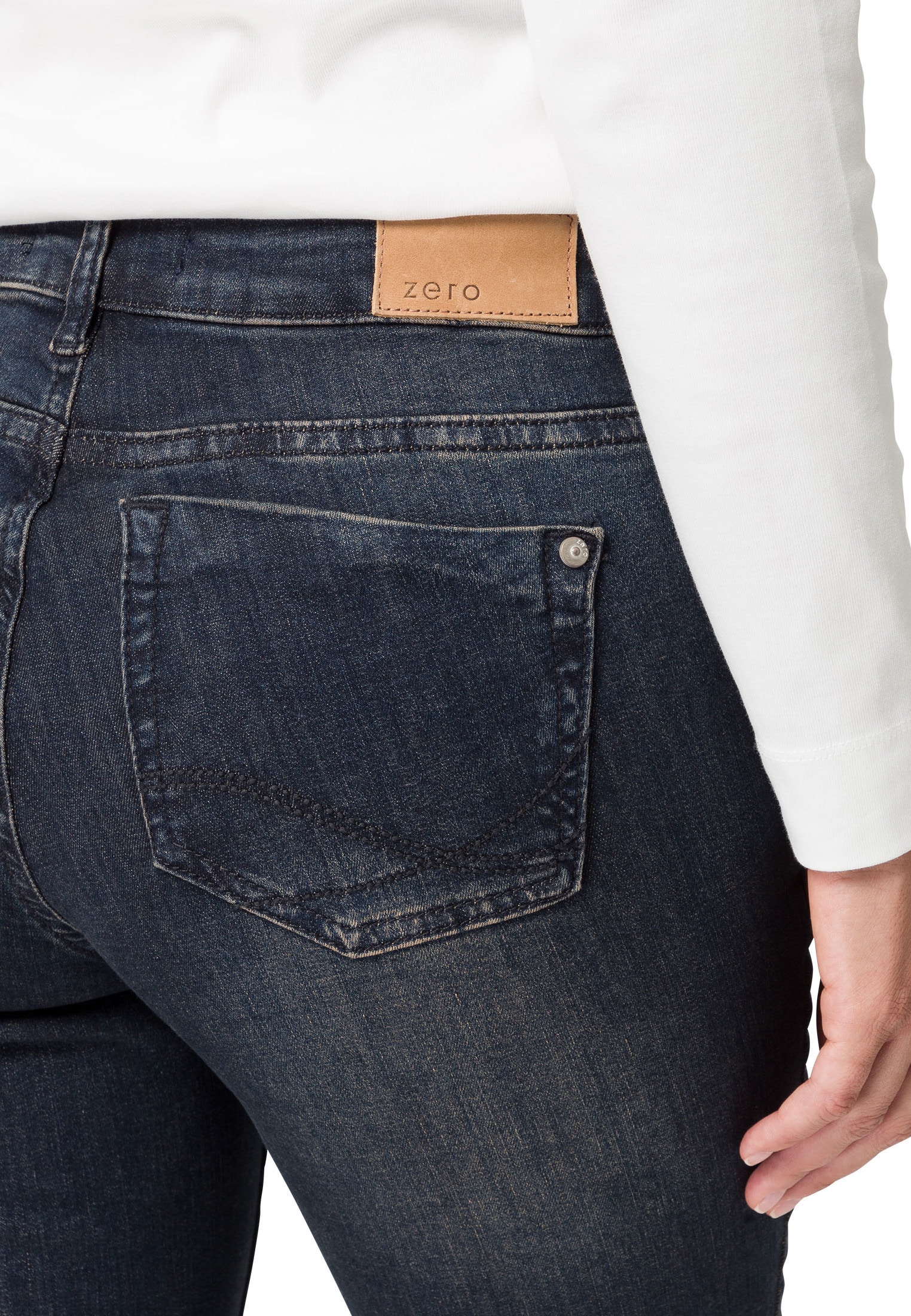 Zero Slim-fit-Jeans »zero Jeans Straight Leg Style ORLANDO 32 Inch«