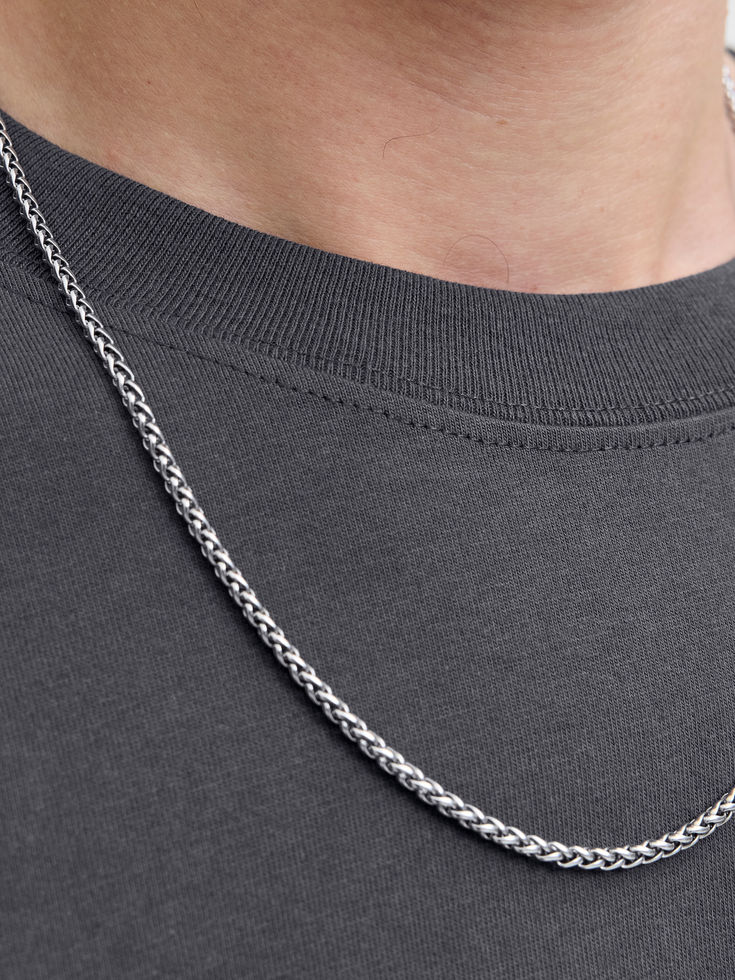 Jack & Jones Kurzarmshirt »JORNORREBRO TYPO TEE SS CREW NECK NOOS« Baumwolle, relaxed fit