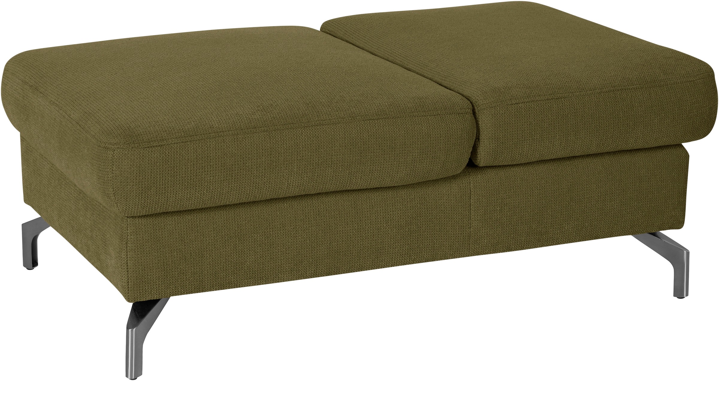 sit&more Hocker "Percy", Fußhöhe 15cm, mit Klappfunktion, wahlweise in 2 Fußfarben