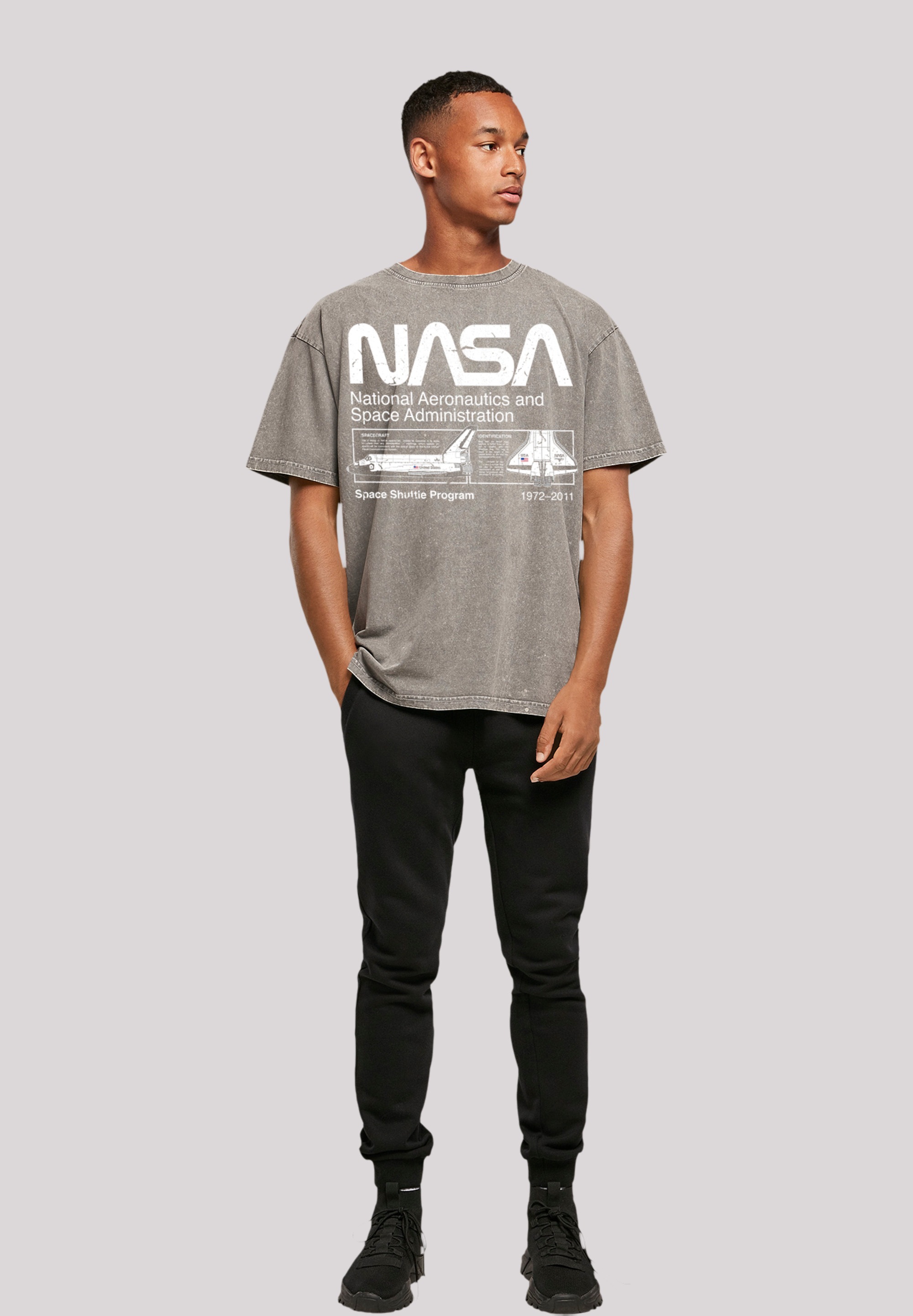 F4NT4STIC T-Shirt »Classic Space Shuttle«, Print