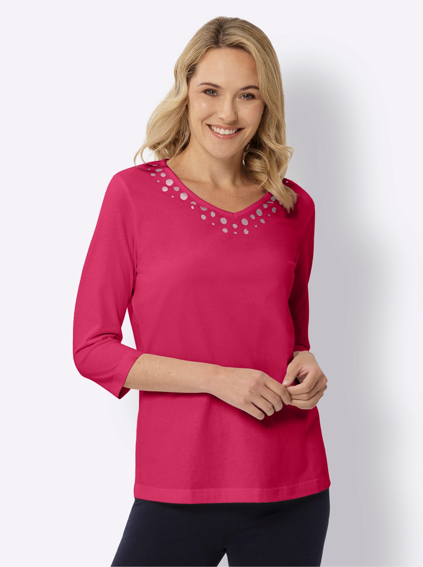 Classic Basics 3/4-Arm-Shirt "3/4-Arm-Shirt" 1 Stk. tlg. günstig online kaufen