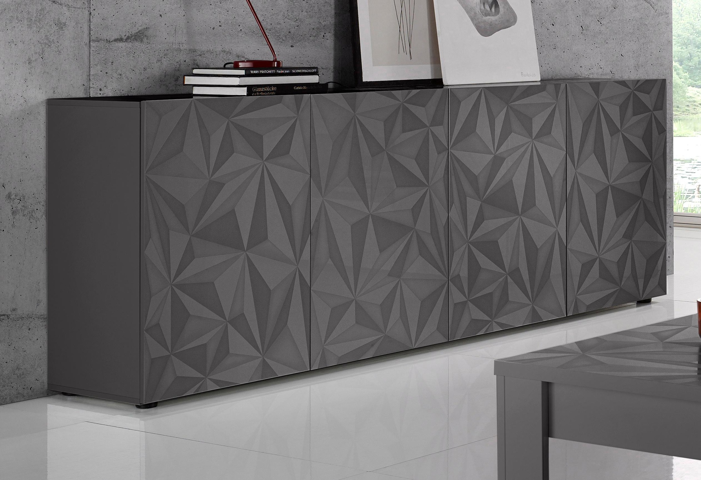 Home affaire Sideboard "Prisma Breite 241, Kommode 4 Türen, Anrichte" Front günstig online kaufen