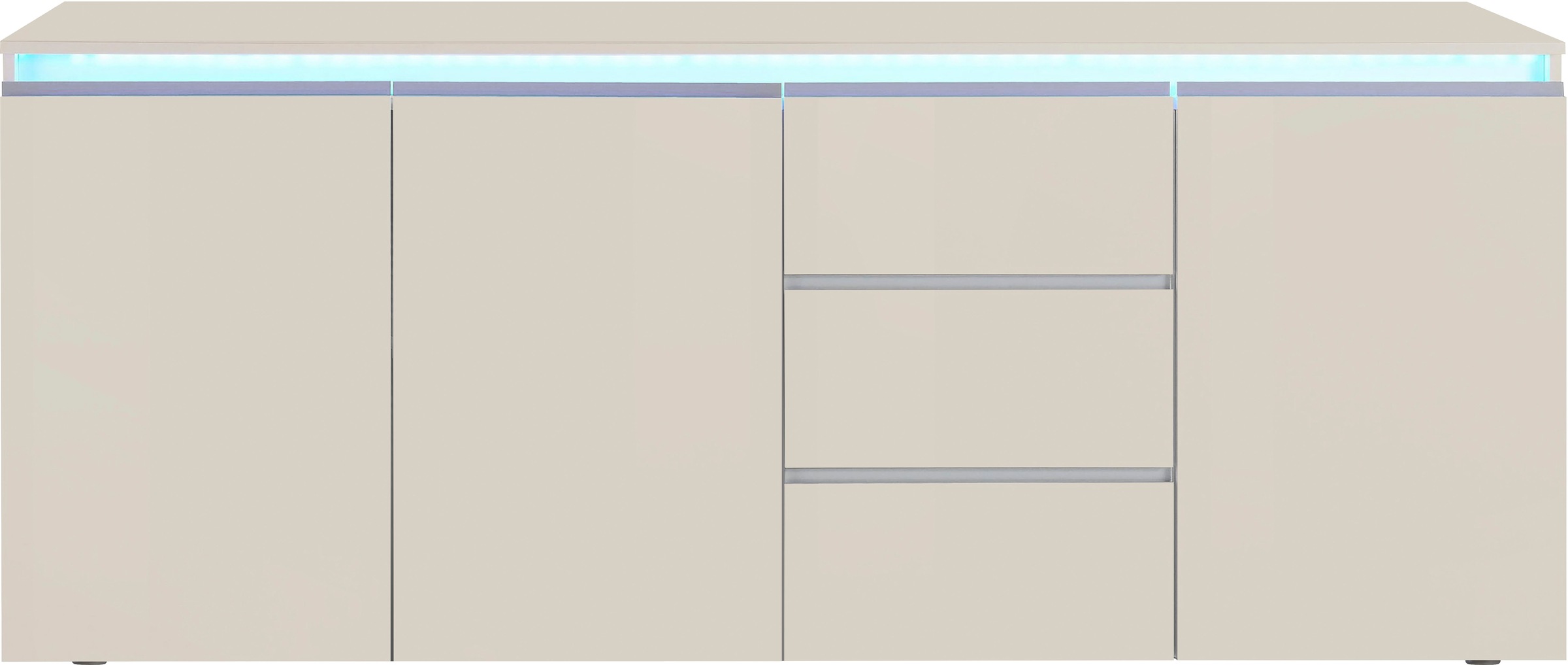 Home affaire Sideboard "Magic, Kommode, Schrank, Stauraumschrank" Mit 3 Tür günstig online kaufen