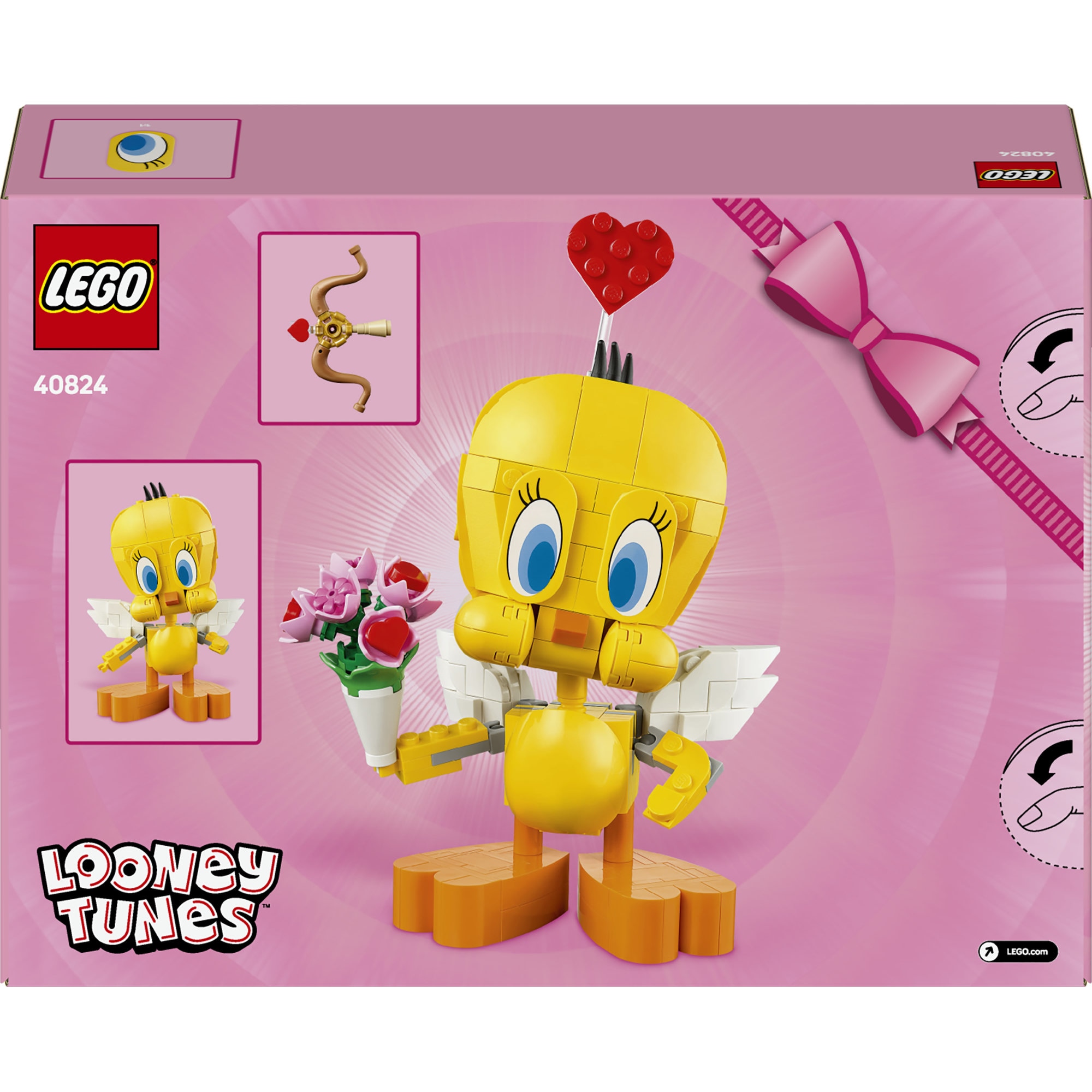 LEGO® Konstruktionsspielsteine »Liebesbote Tweety (40824), LEGO Iconic« Made in Europe