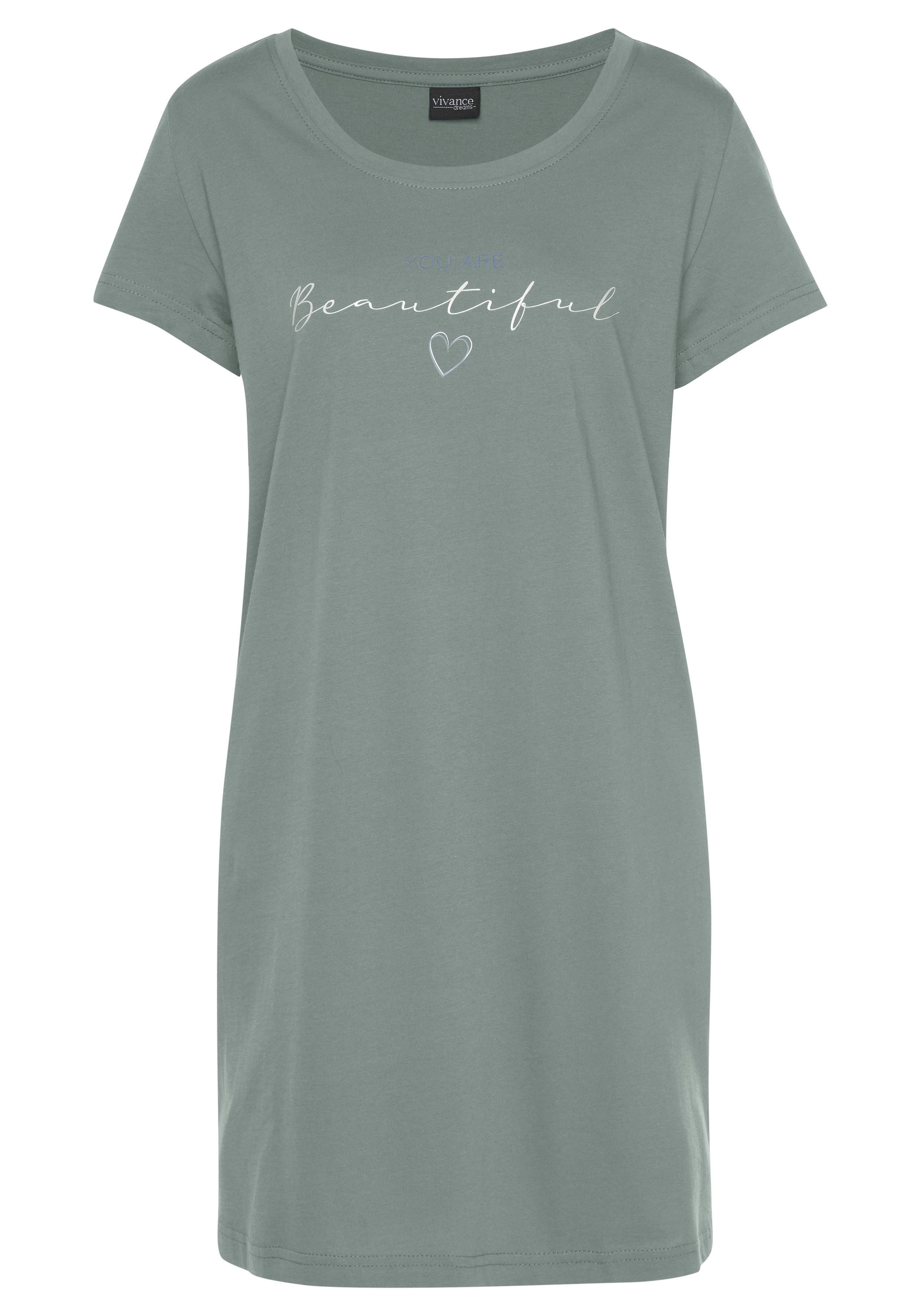 Vivance Dreams Bigshirt, mit Frontdruck