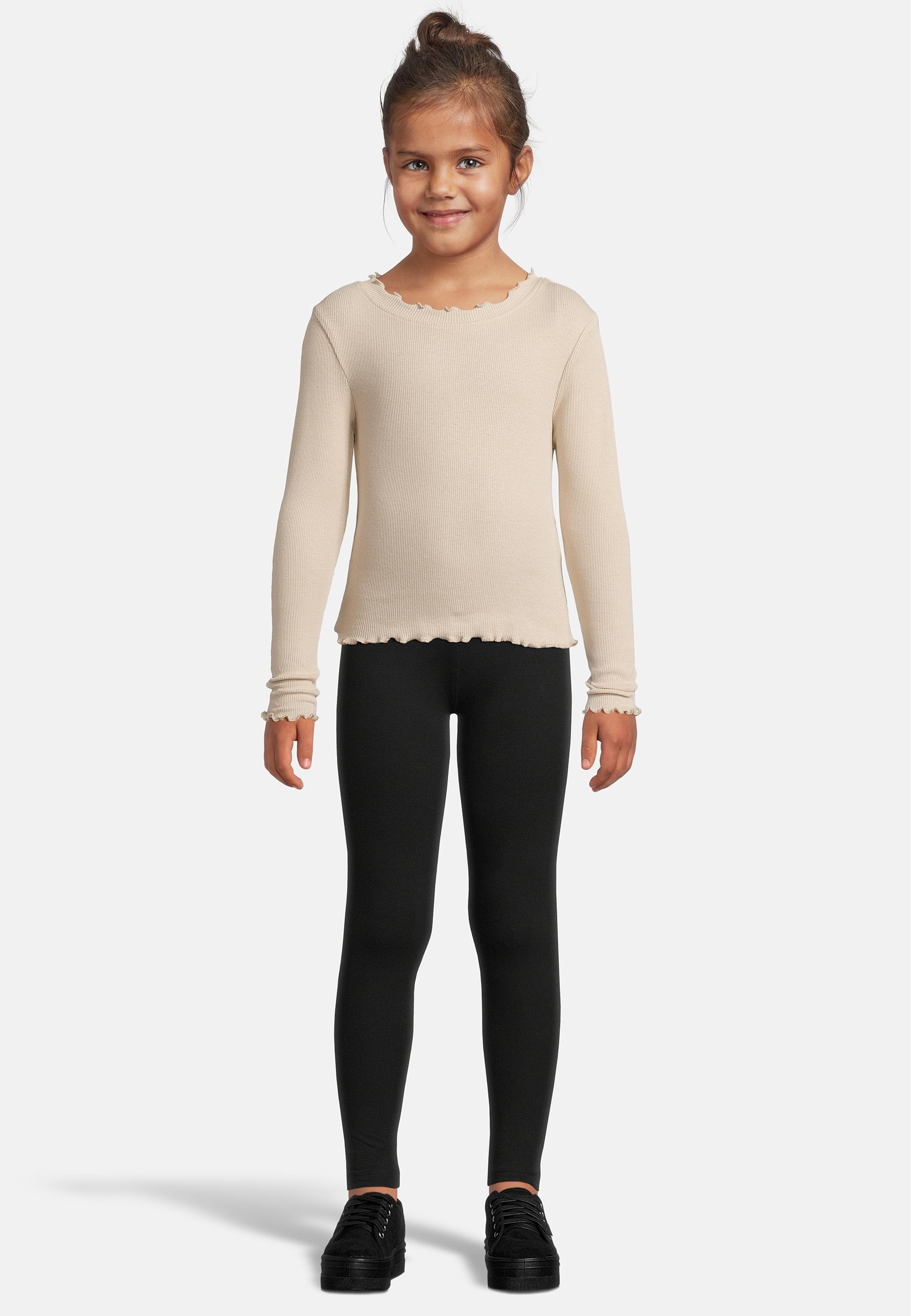 URBAN CLASSICS Longsleeve »Urban Classics Damen Girls Short Rib Longsleeve«, (1 tlg.)