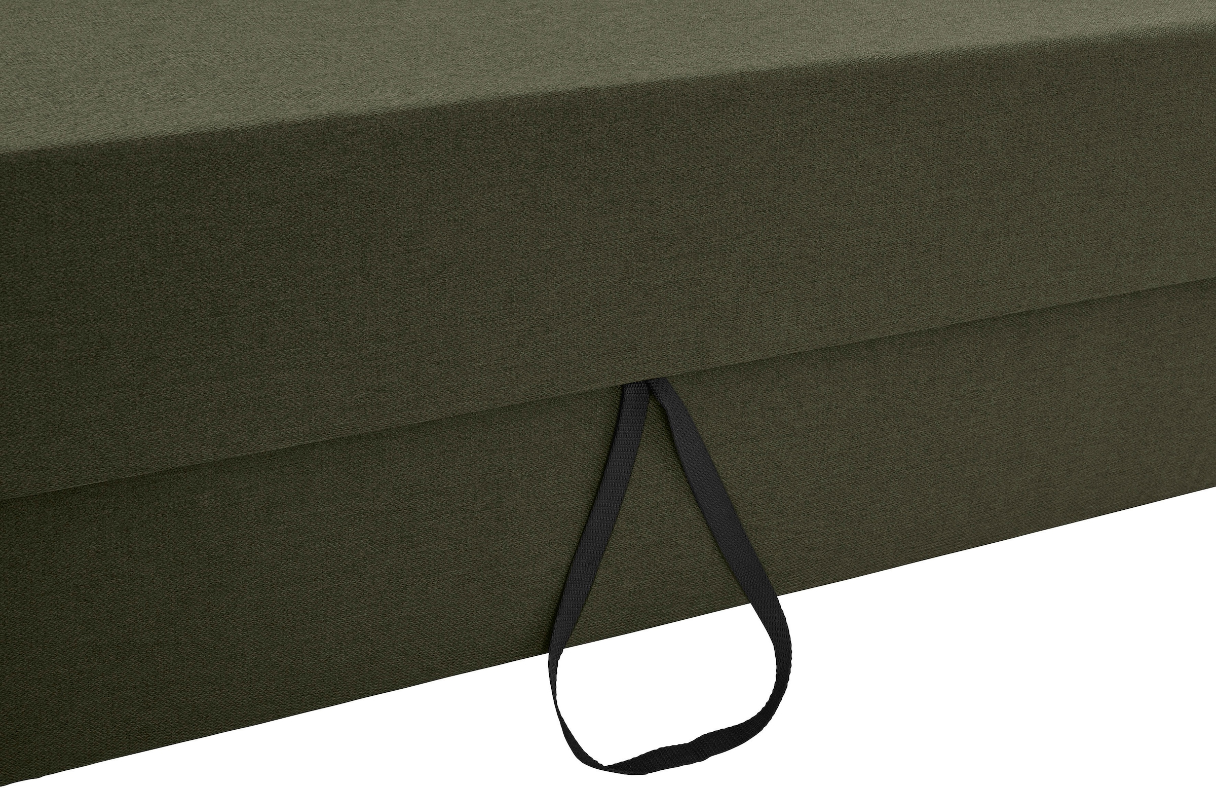 DOMO collection Ecksofa »Anzio in kubischer Formensprache, flache Armlehnen, L-Form«, Wahlweise mit Bettfunktion und Federkern für hohen Sitzkomfort