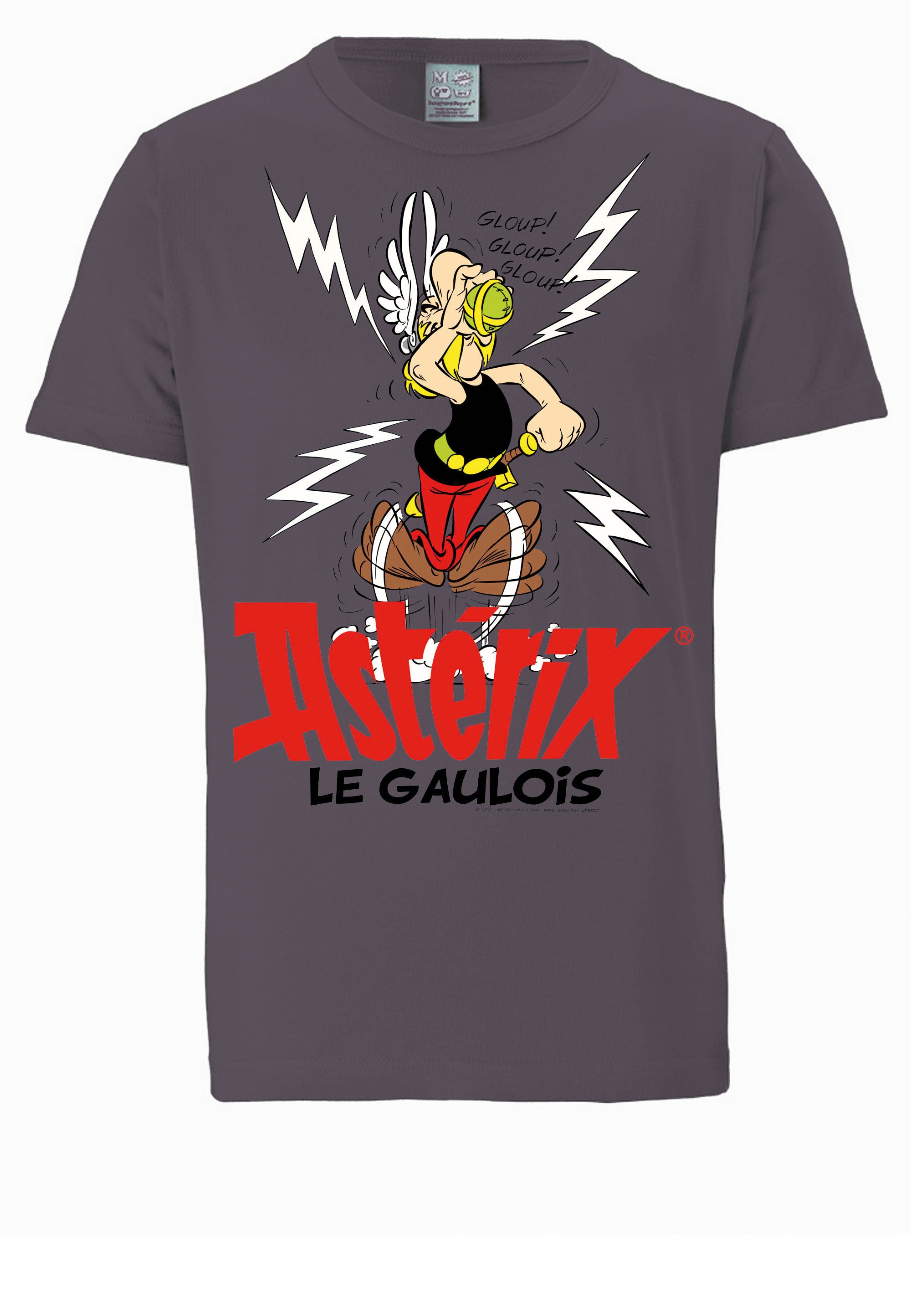 LOGOSHIRT T-Shirt »Asterix - Der Gallier«, mit Retro-Print