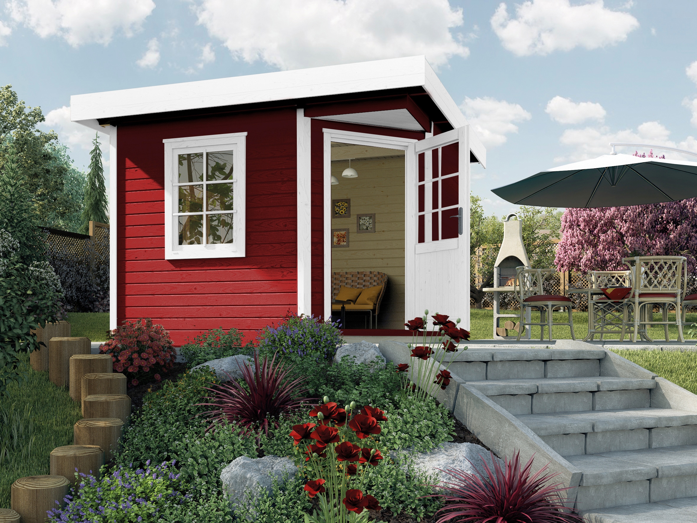 weka Gartenhaus »Designhaus 213 Gr.2«