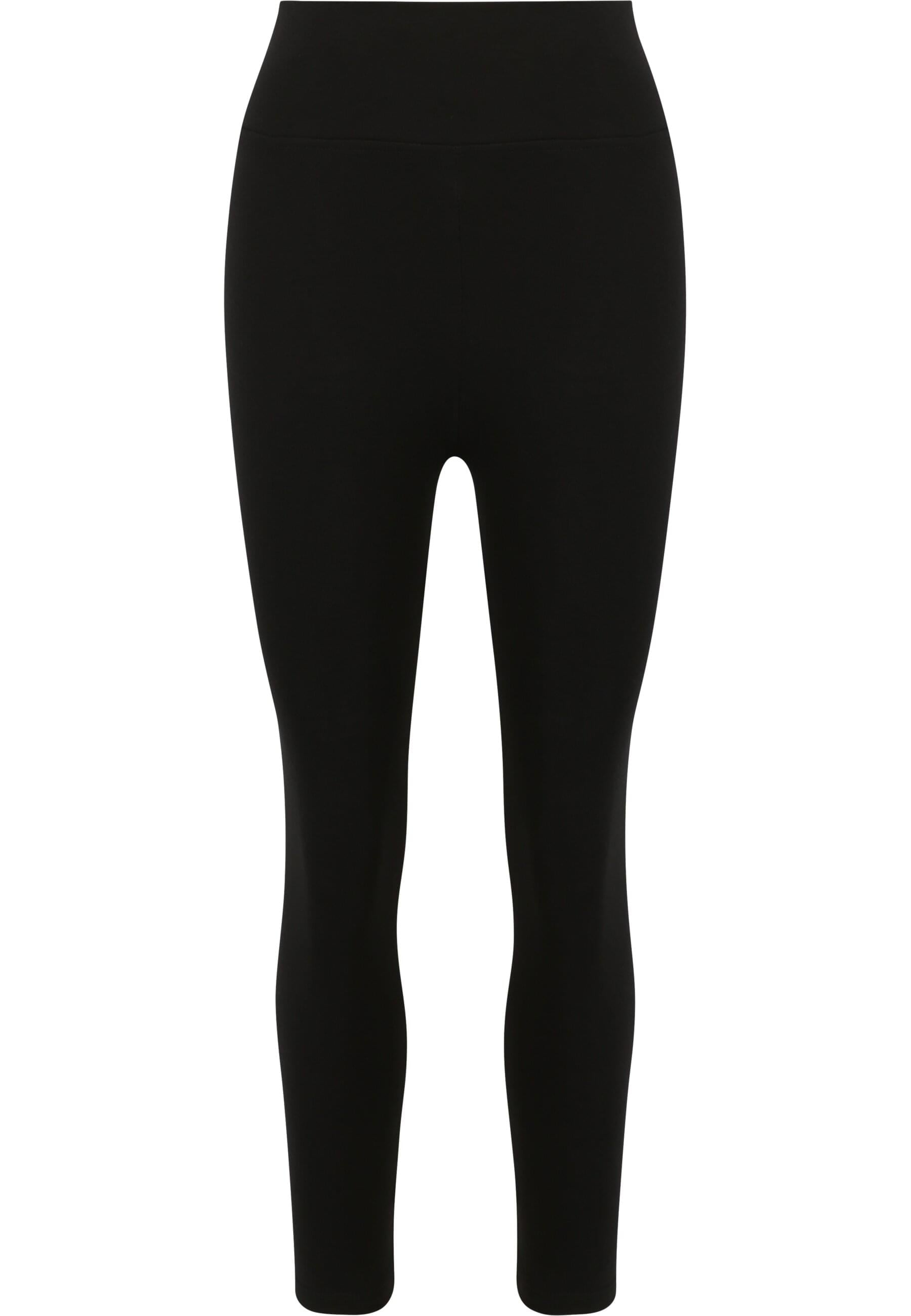 URBAN CLASSICS Leggings »Urban Classics Damen Ladies High Waist Jersey Leggings 2-Pack«, (1 tlg.)