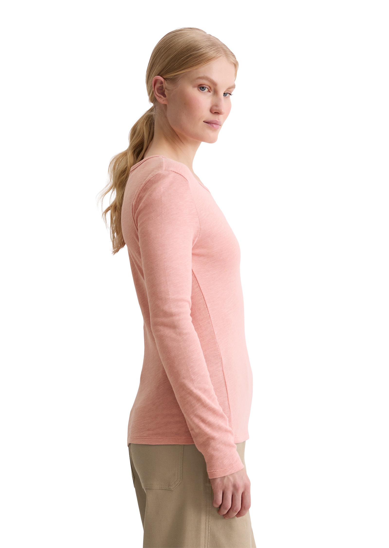 Marc O'Polo Longsleeve Shirt Natural Rose XXL 4
