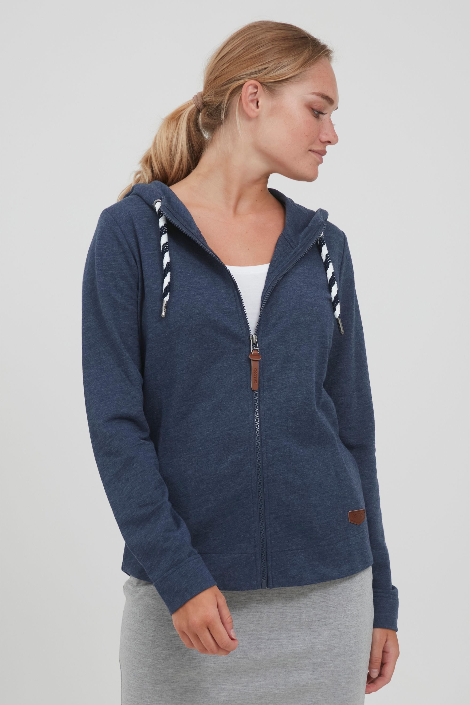 OXMO Kapuzensweatjacke "Kapuzensweatjacke OXWanda" günstig online kaufen