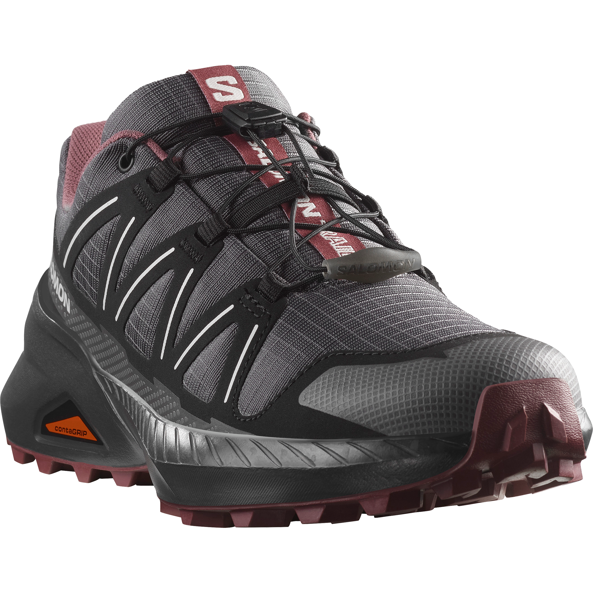 SALOMON Damen Trailrunningschuh "SPEEDCROSS PEAK W", Gr. 40asphalt, schwarz, nocturne, Synthetik, Textil, Schuhe