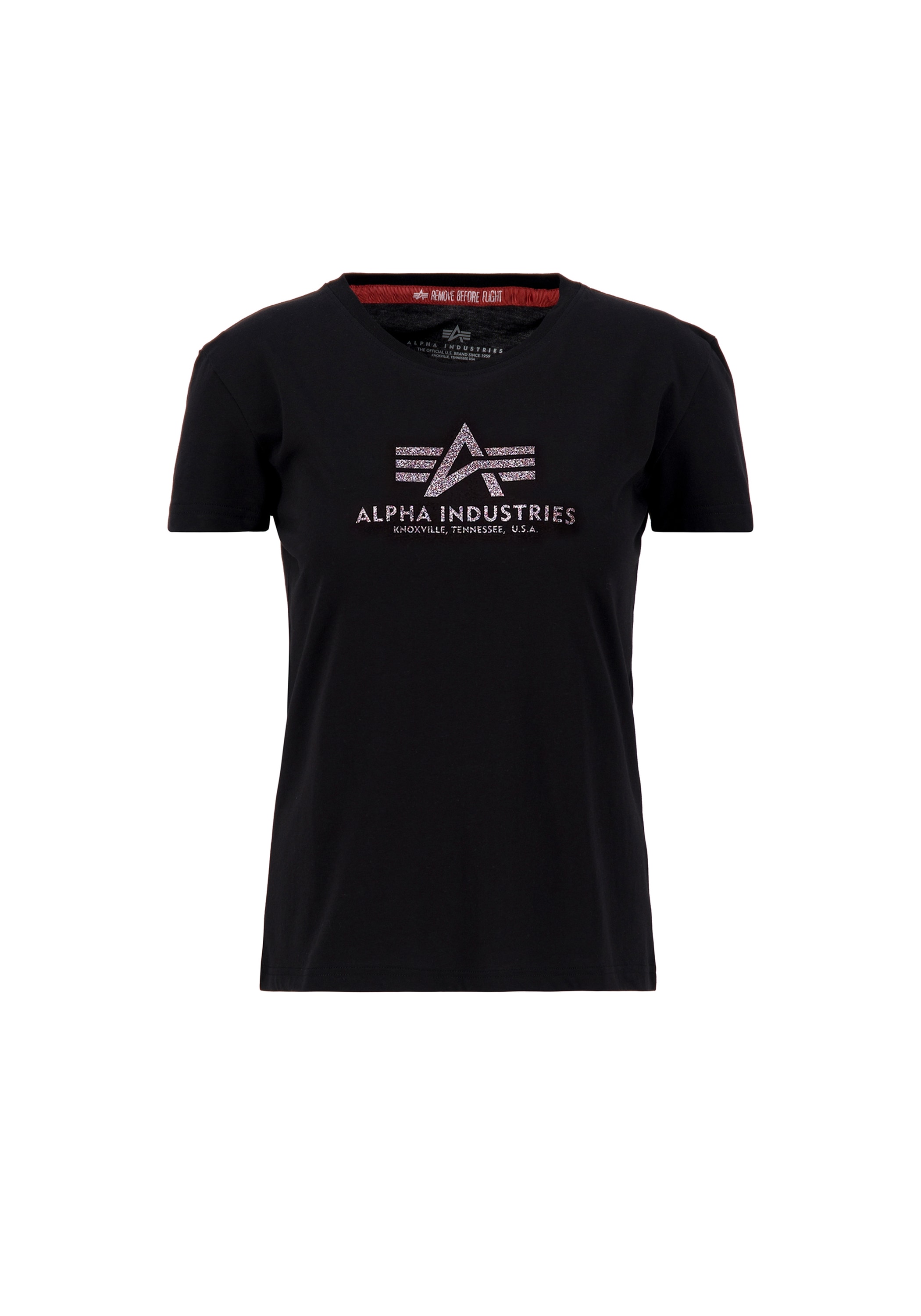 Alpha Industries "New Basic T-Shirt BL Glitter W" günstig online kaufen
