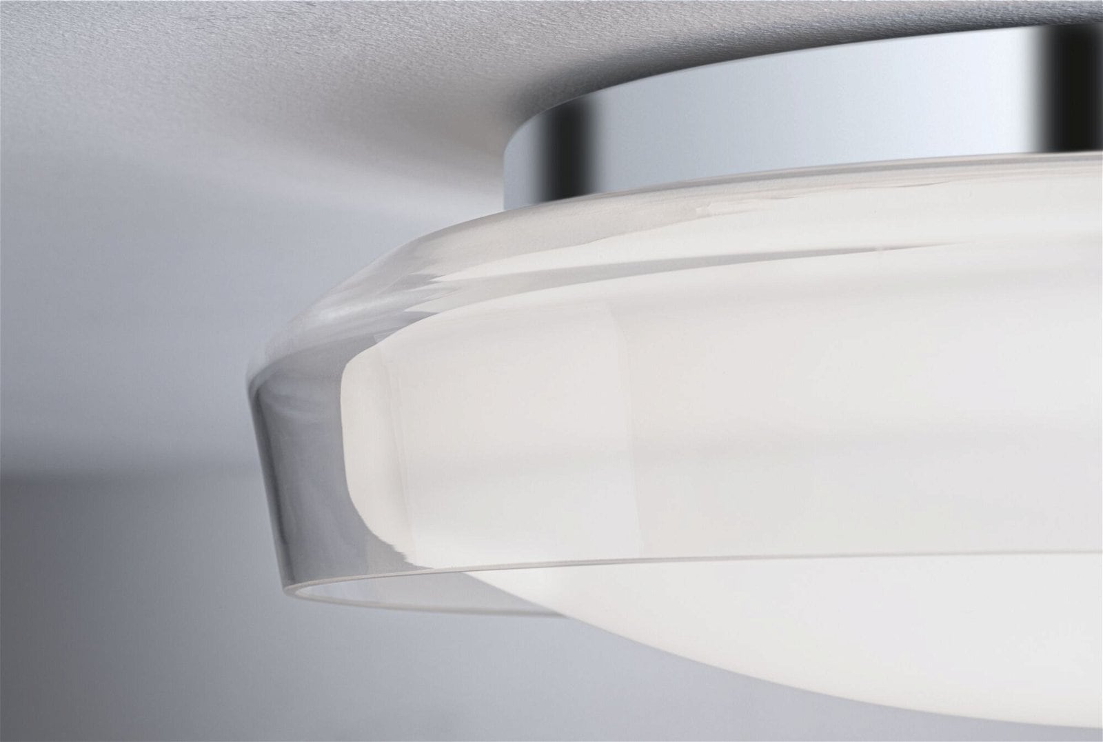Paulmann LED Deckenleuchte »Selection Bathroom Luena IP44 16,5W 3000K Chrom  230V Glas/Metall«, 1 flammig-flammig | BAUR | Deckenlampen