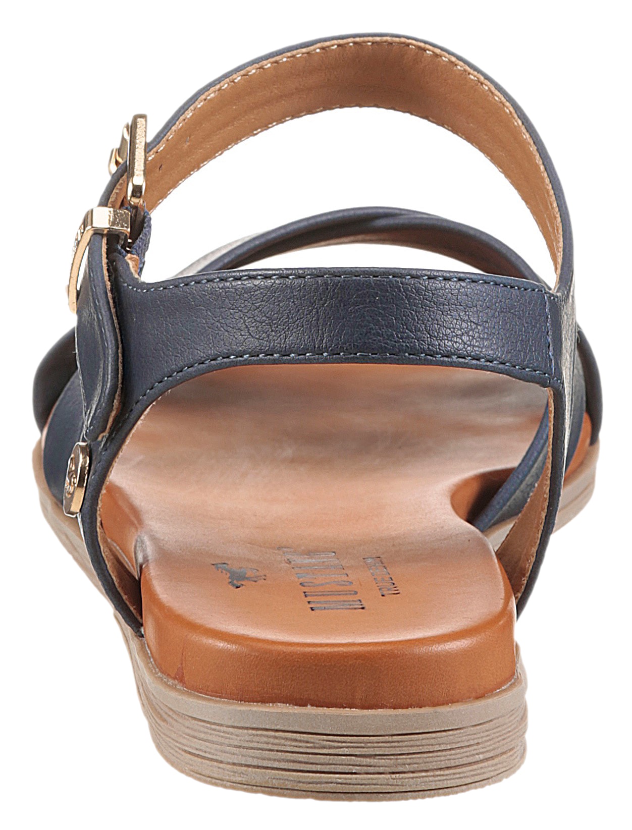 Mustang Shoes Sandale, Sommerschuh, Sandalette, Riemchensandale, mit breiten Riemen
