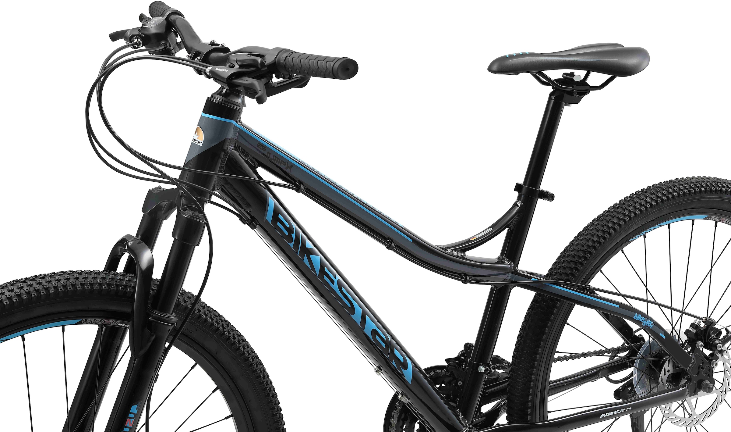 Bikestar Mountainbike, 21 Gang, Shimano, RD-TY300 Schaltwerk, Kettenschaltung, für Damen und Herren, Kettenschaltung
