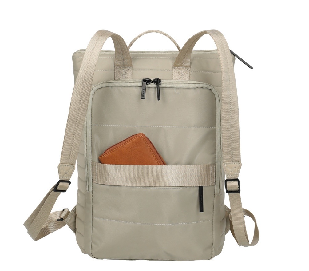 travelite Freizeitrucksack »BARBARA & travelite | BARBARA STEPP«, Safety-Reißverschlussfach Aufsteckfunktion