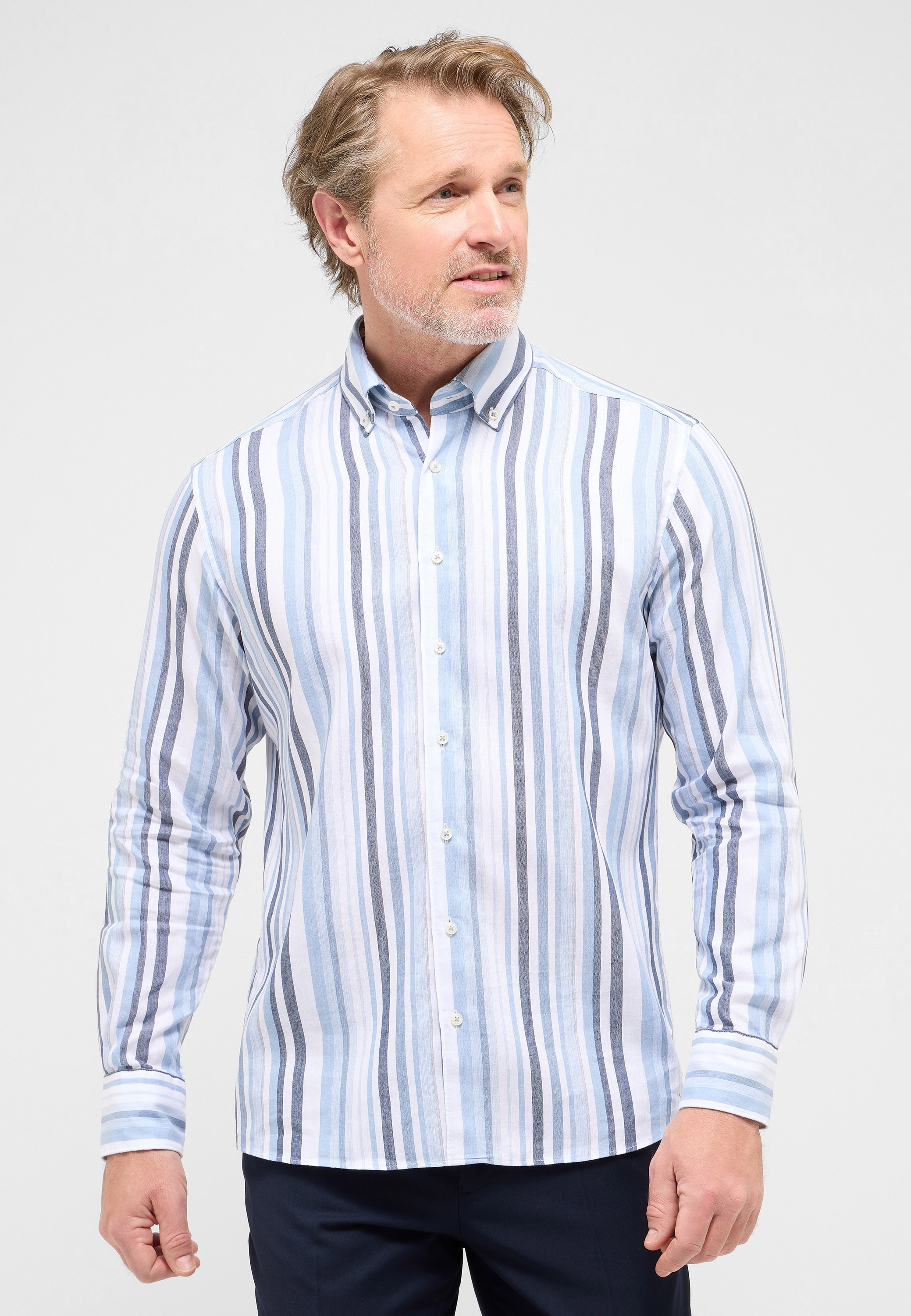 Eterna Langarmhemd "MODERN FIT", EASY IRON (bügelleicht) günstig online kaufen
