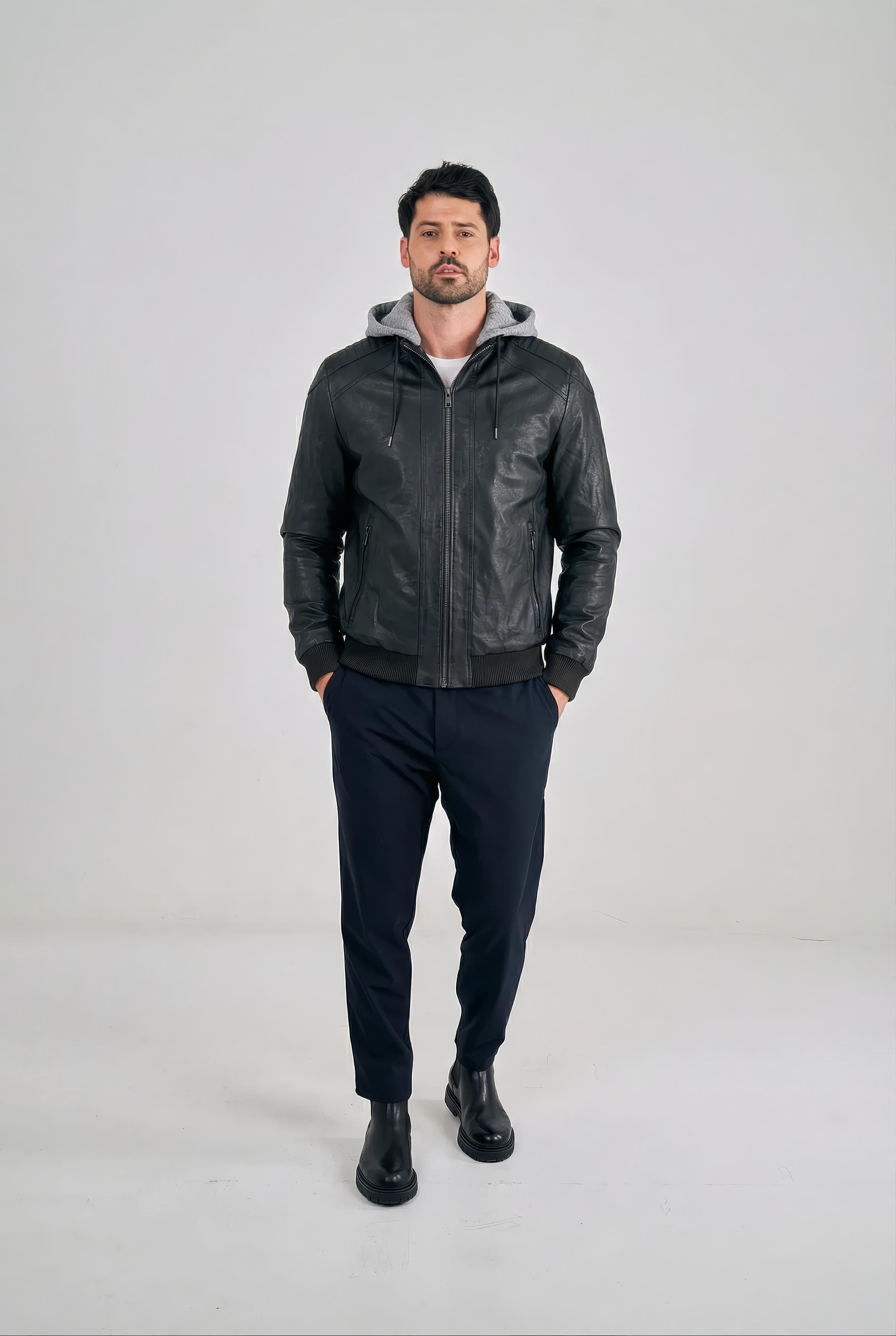 Freaky Nation Lederimitatjacke »T-Puro«