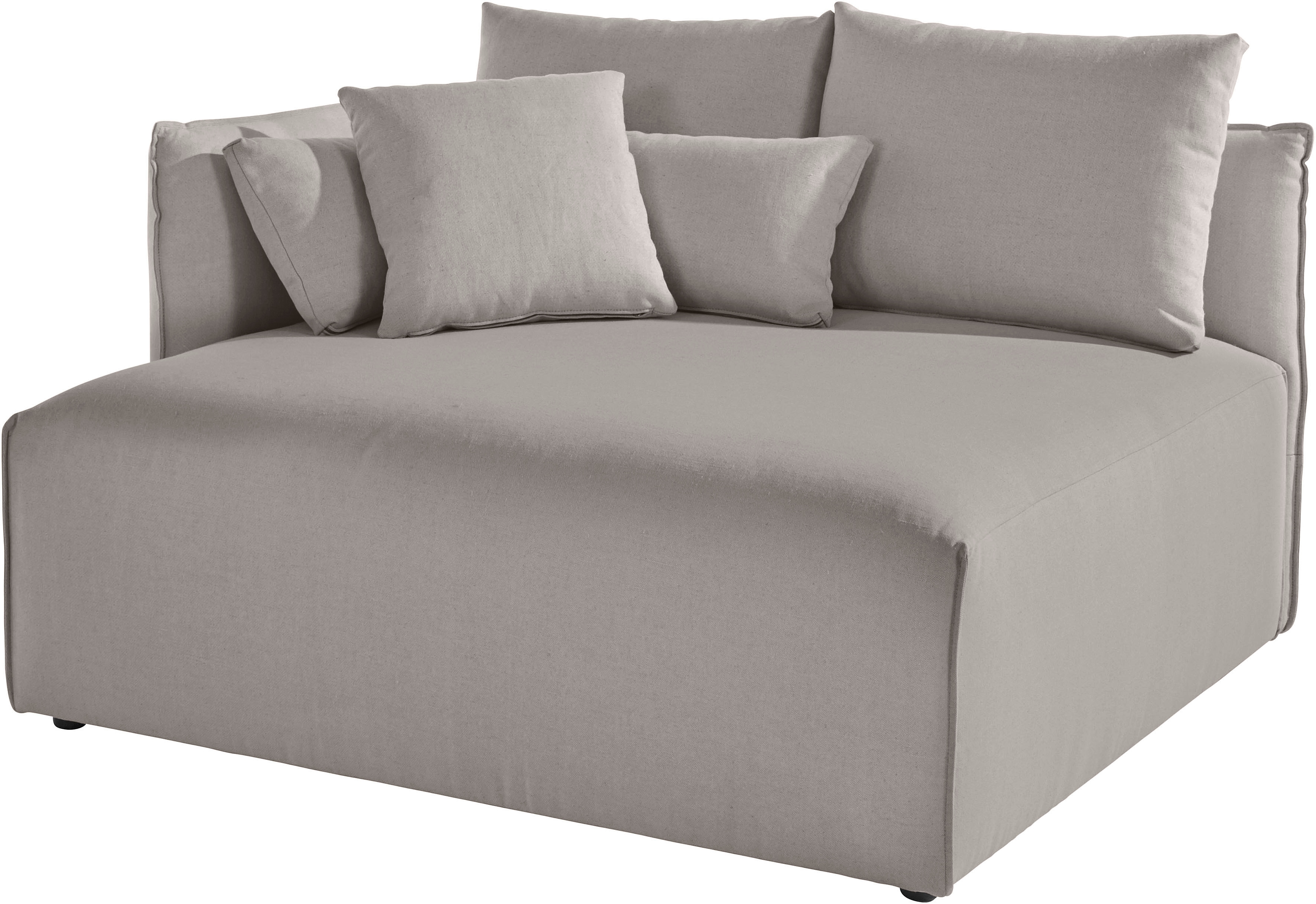OTTO home Ottomane "Nöre" kurzes Lounge-Modul - zum Zusammenstellen, Breite 138 cm, Tiefe 128 cm