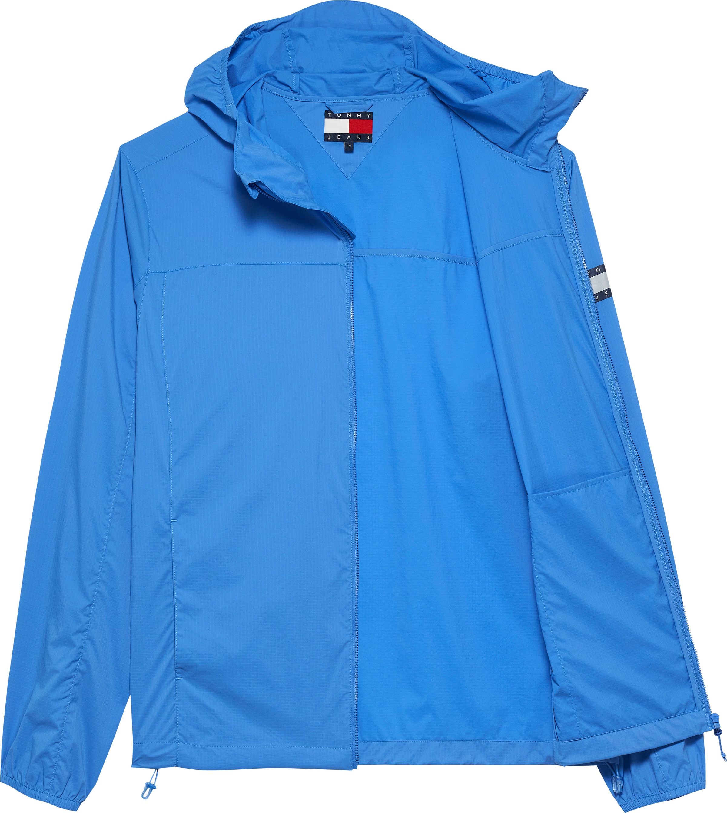 Tommy Jeans Outdoorjacke »TJM OUTDOOR SHELL JACKET EXT«, mit Kapuze, Mit Rundhalsausschnitt