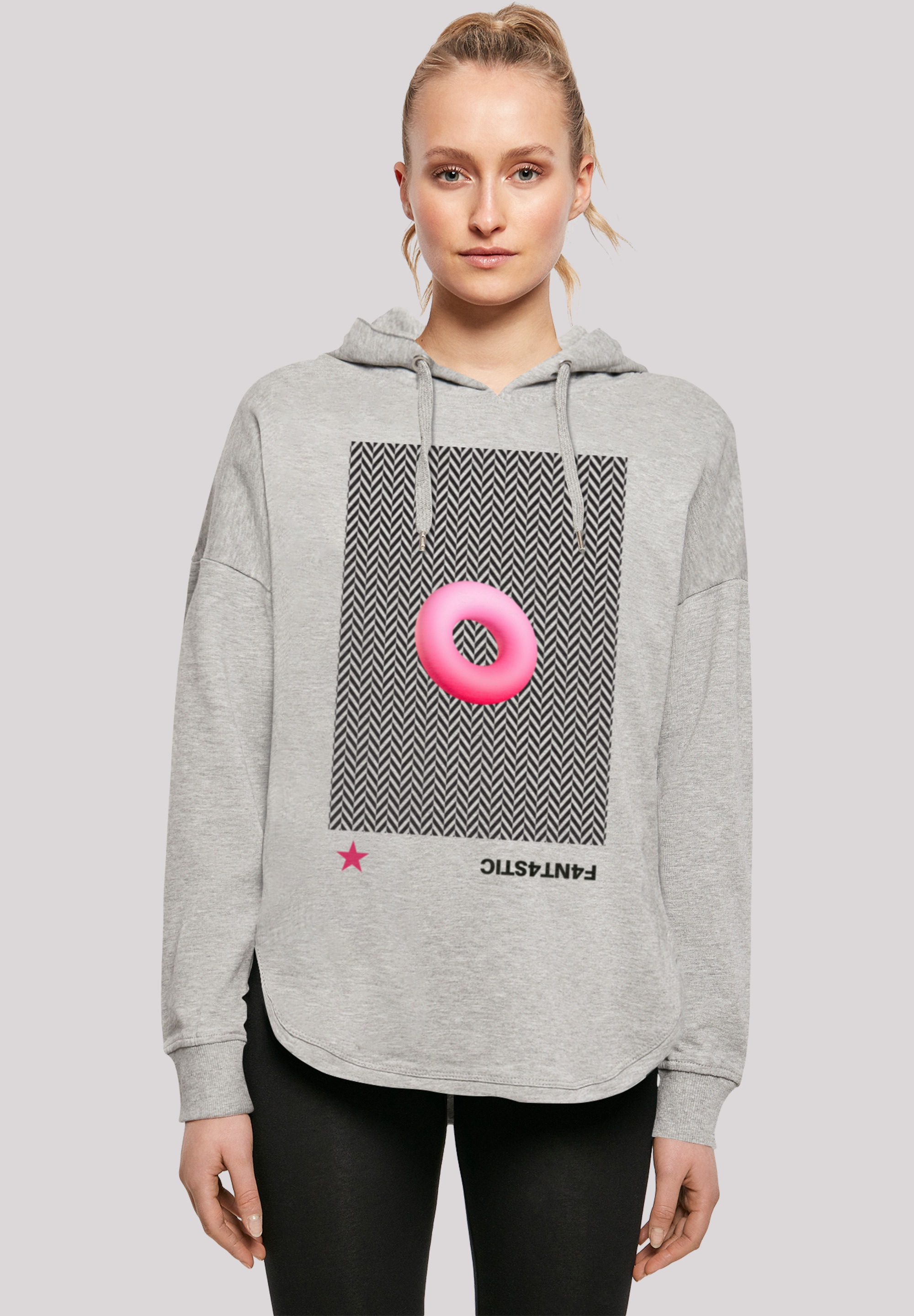 F4NT4STIC Kapuzenpullover "3D PINK RING", Print