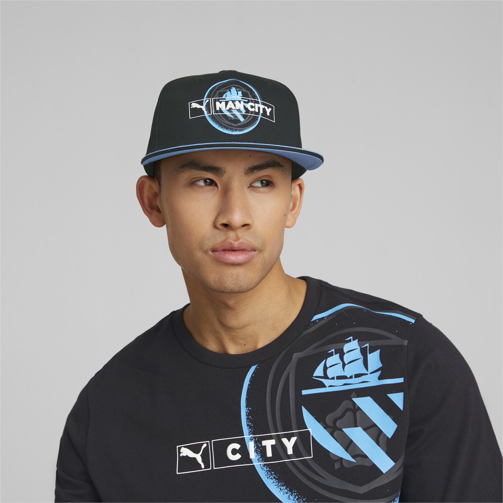 PUMA Flex Cap »Manchester City F.C. ftblLEGACY Cap mit flachem Schirm Herren«