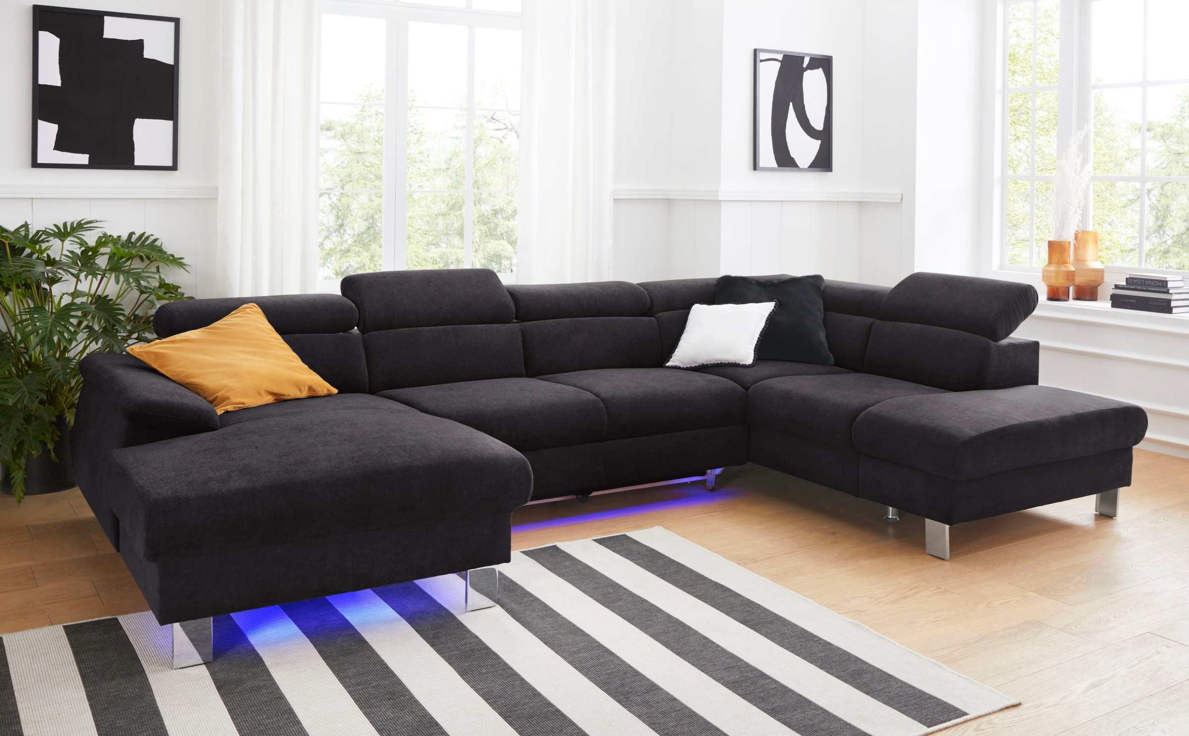 COTTA Polstergarnitur "Komaris U-Form", (Set), Set bestehend aus: Wohnlands günstig online kaufen