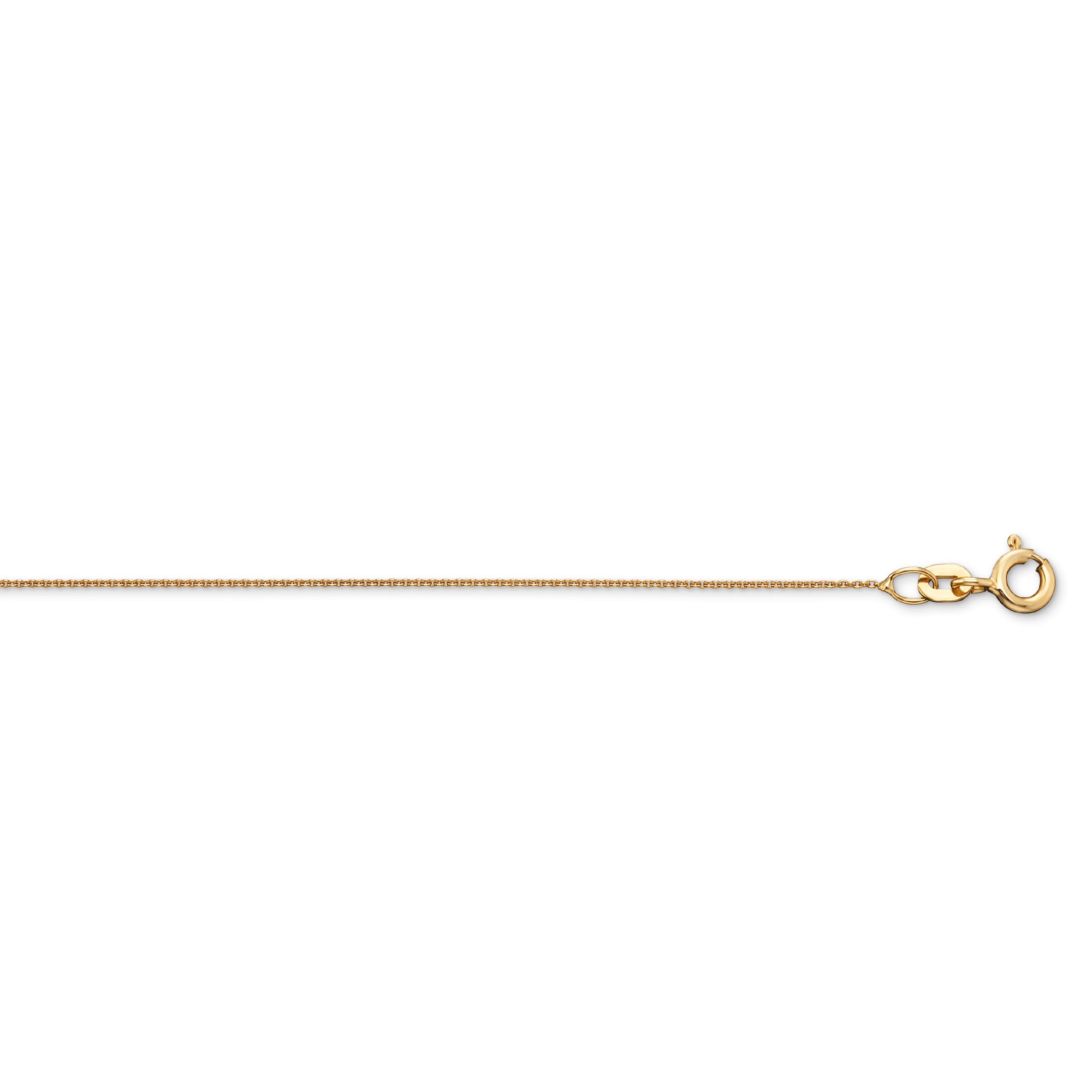 ONE ELEMENT Goldkette »Halskette aus 585 Gelbgold Ø 0,80 mm«, Damen Gold Schmuck Rundankerkette