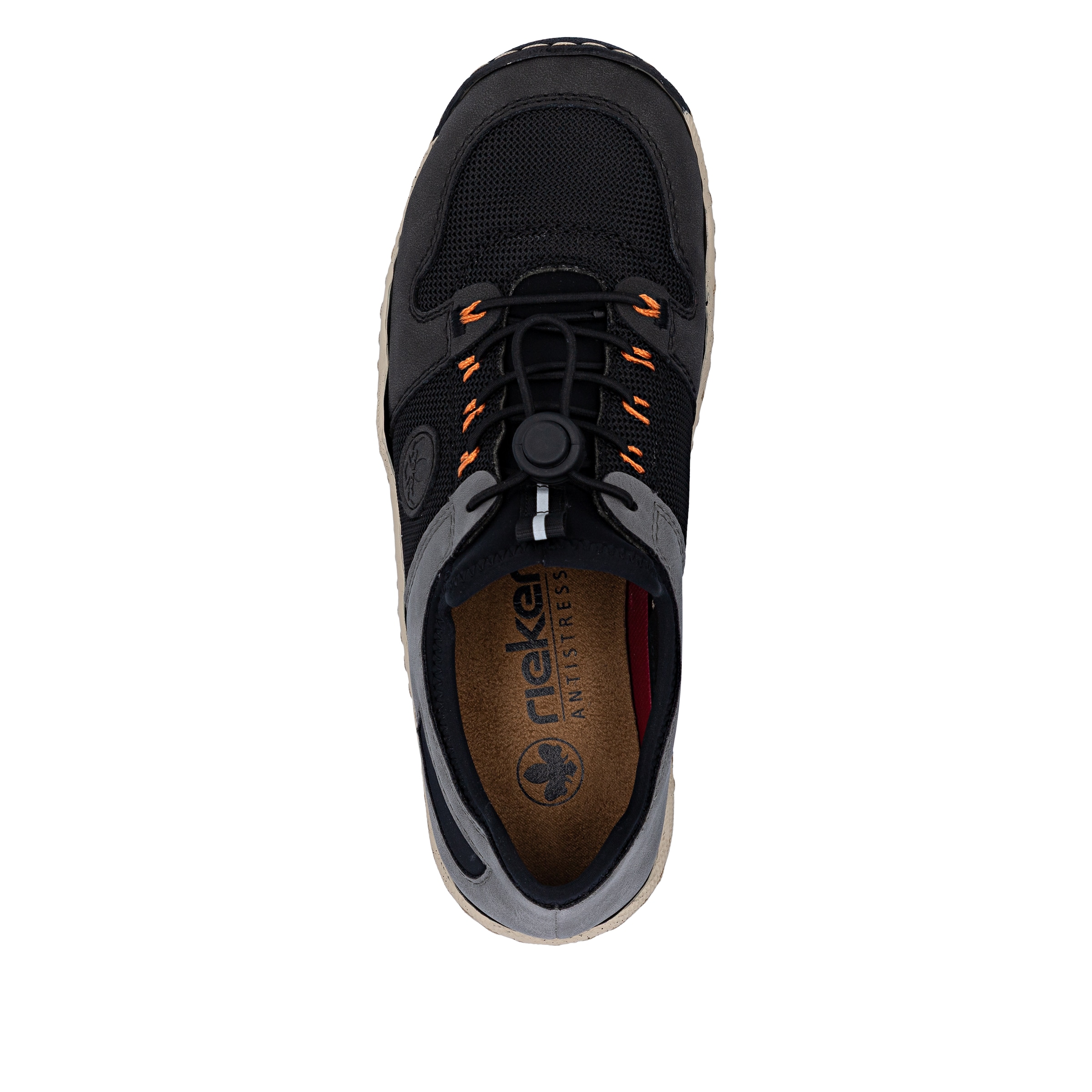 Rieker Slip-On Sneaker Black/Grey Size 39 9