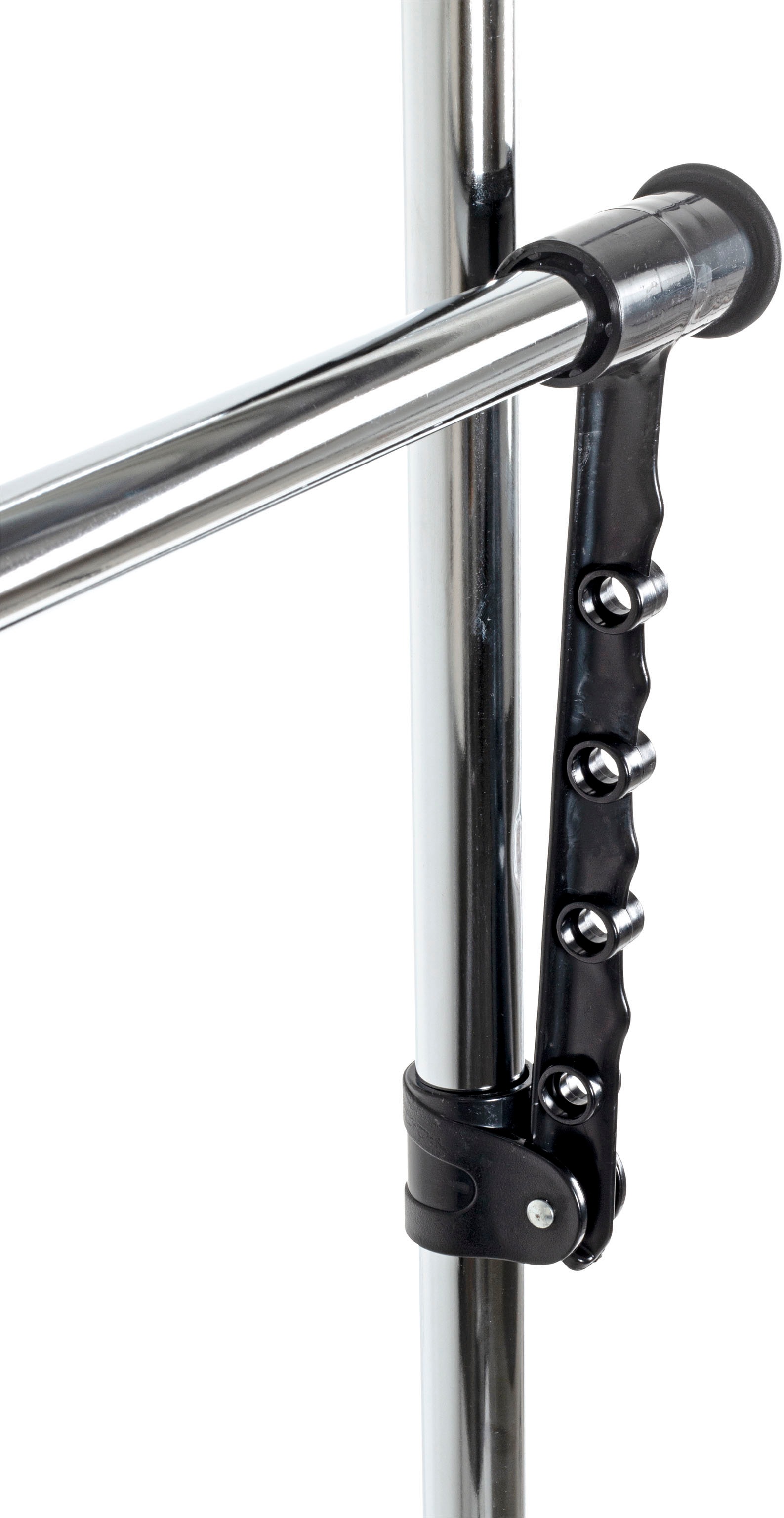 HAKU Garderobenständer »Garderobe, Garderobenständer, Kleiderständer auf Rollen, Kleiderwagen« rechteckig - aus Metall Schwarz - B/T/H 94-160/49/103-170 cm