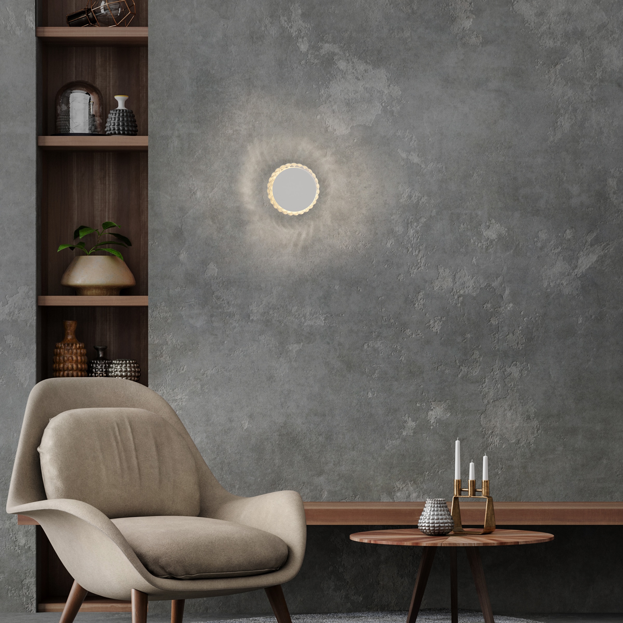 JUST LIGHT Wandleuchte »IGO« LED-Board 1 Stk. Warmweiß LED