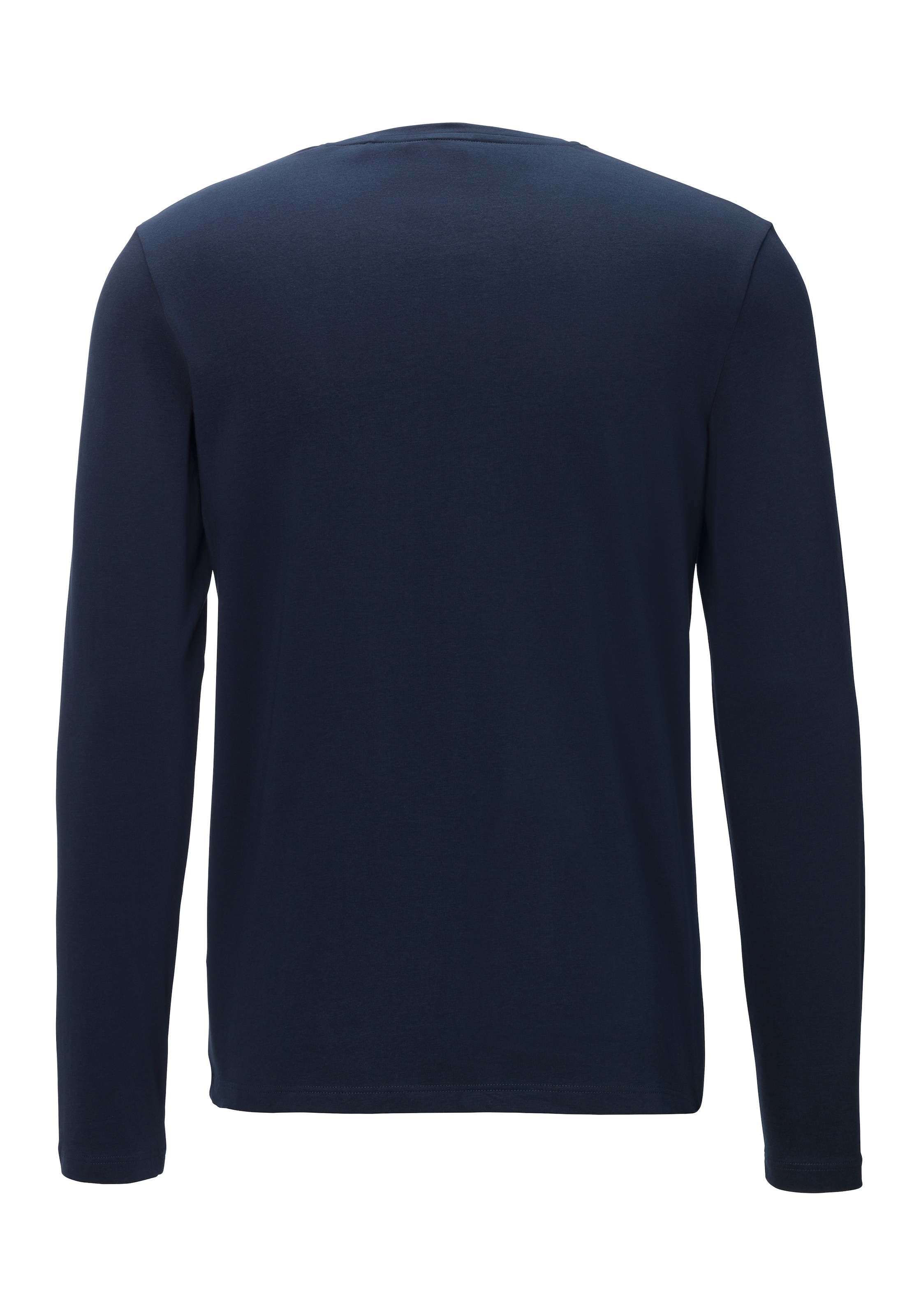 BOSS Langarmshirt »Mix&Match LS-Shirt R«, mit BOSS Stickerei auf der Brust
