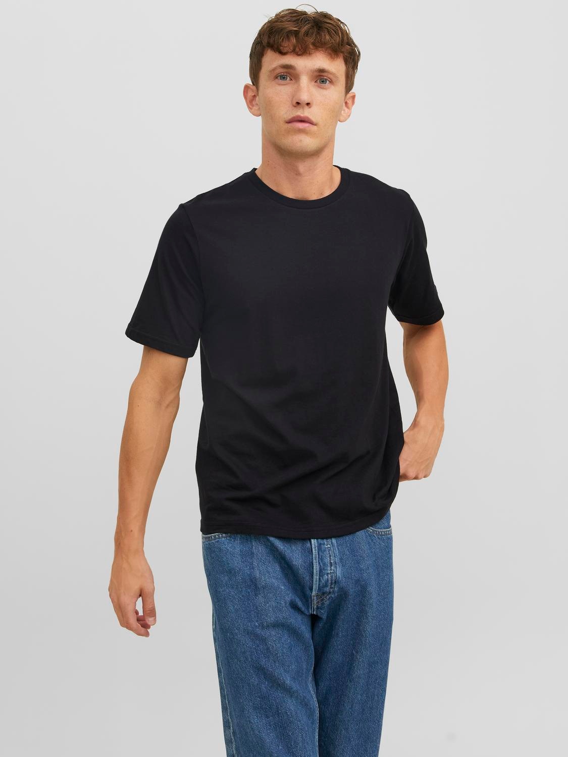 Thumbnail - Jack & Jones Rundhalsshirt "JACUNDER TEE CREW NECK 3 PACK NOOS" Packung, 3 Stk.
