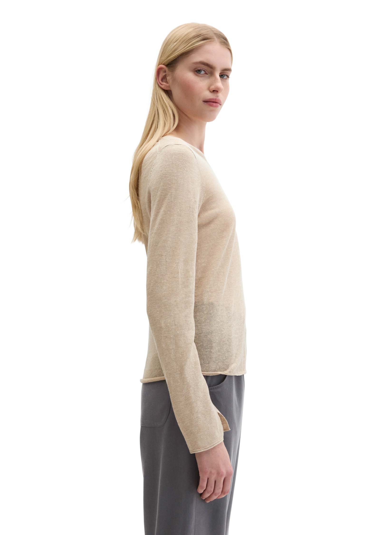 Marc O'Polo Strickpullover »mit Rundhalsausschnitt«