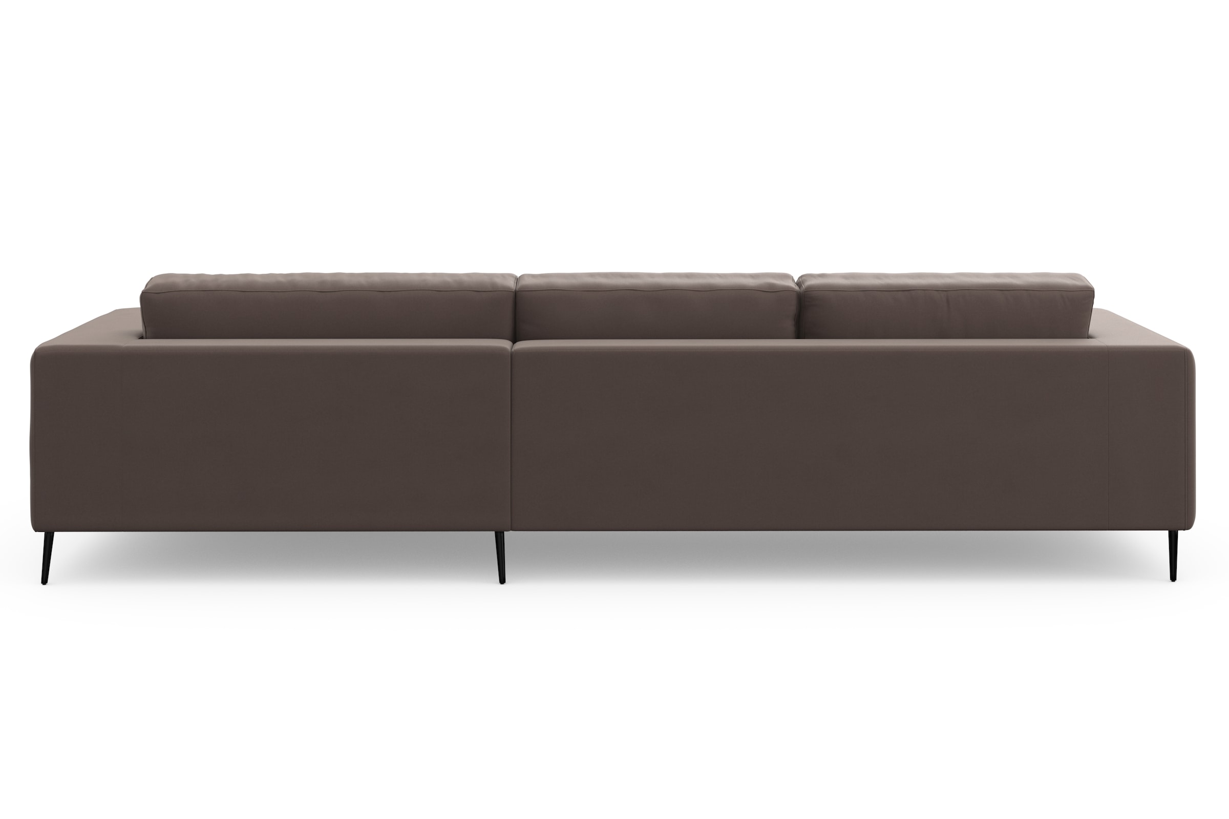 DOMO collection Ecksofa »Modica, zeitlos und elegant, L-Form«, moderne Optik mit extrabreiter Recamiere, auch in Cord