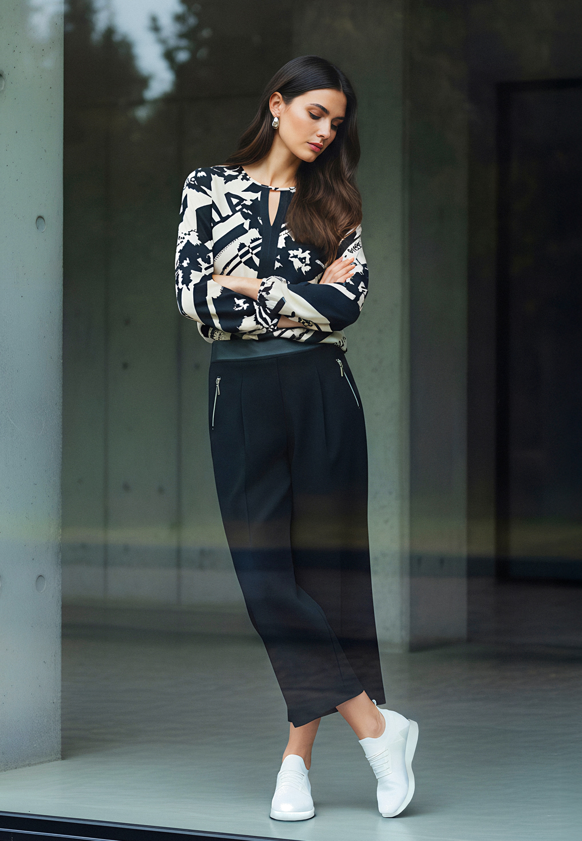 Betty Barclay Schlupfbluse »Damen mit Rundhalsausschnitt«