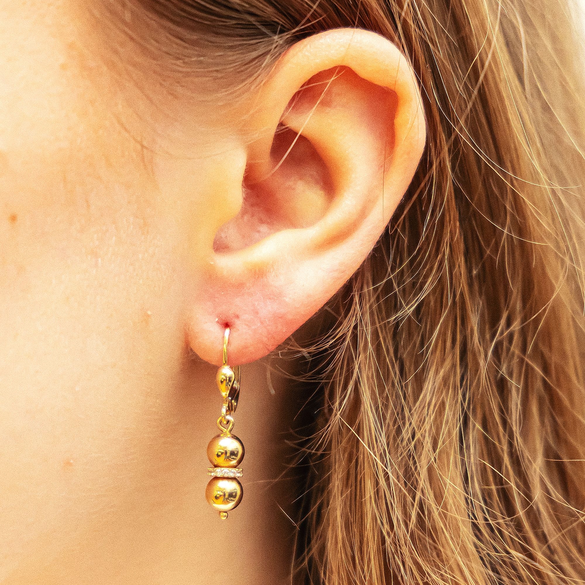 Fascination by Ellen K. Paar Ohrhänger »585 Gelbgold Zirkonia«