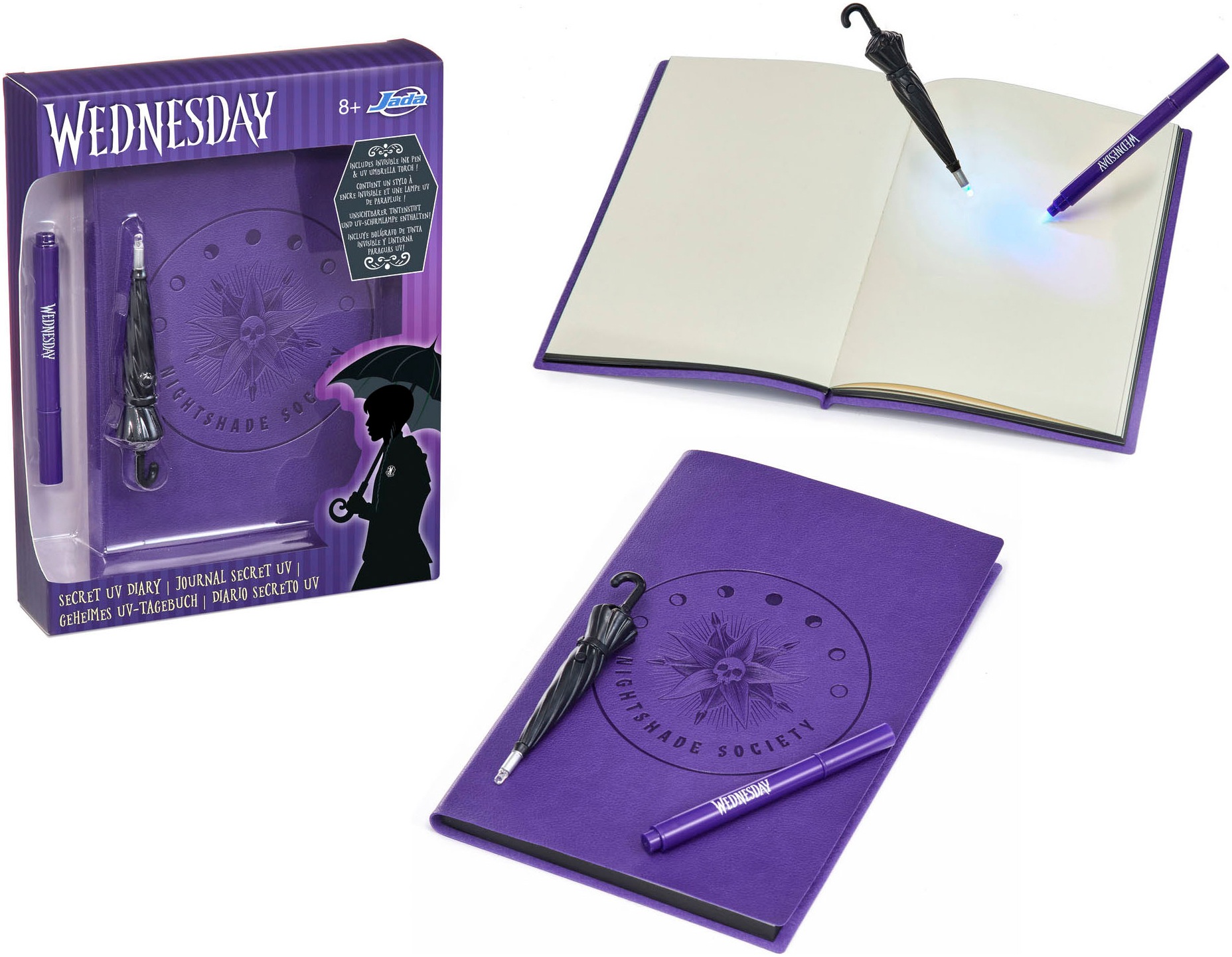 Dickie Toys Notizbuch »Wednesday Tagebuch« DIN A5