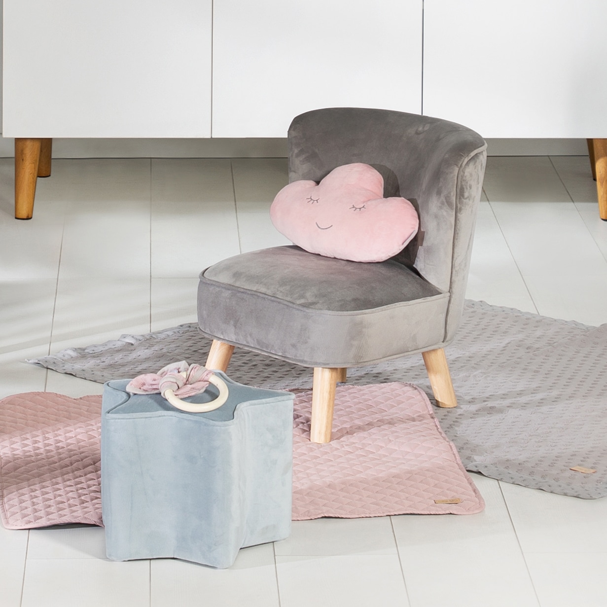 roba® Kindersessel »Lil Sofa« mit Holzfüßen