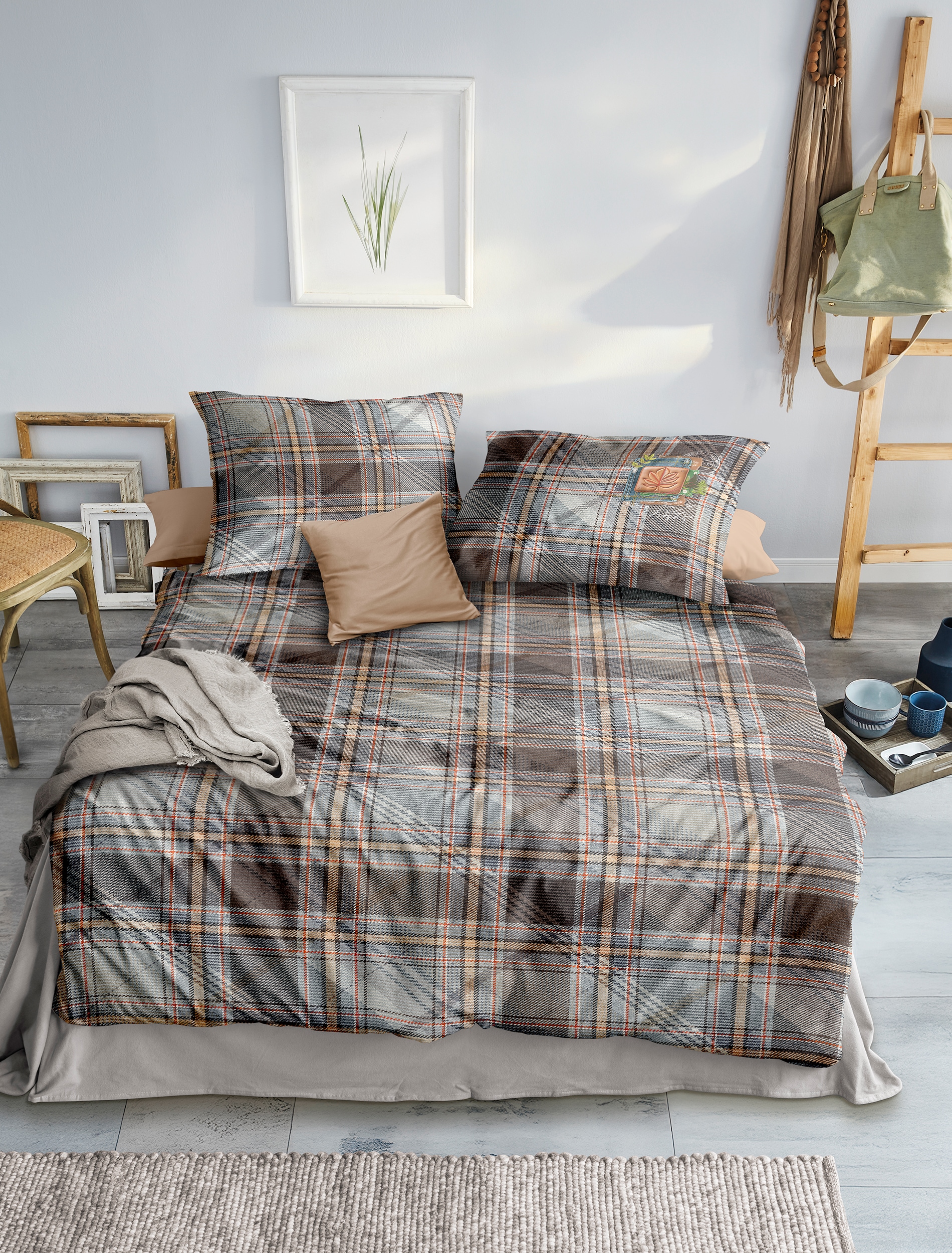 Irisette Bettwäsche "Wave 8770" 2 Mako-Satin, anschmiegsam und atmungsaktiv, Ganzjahresqualität